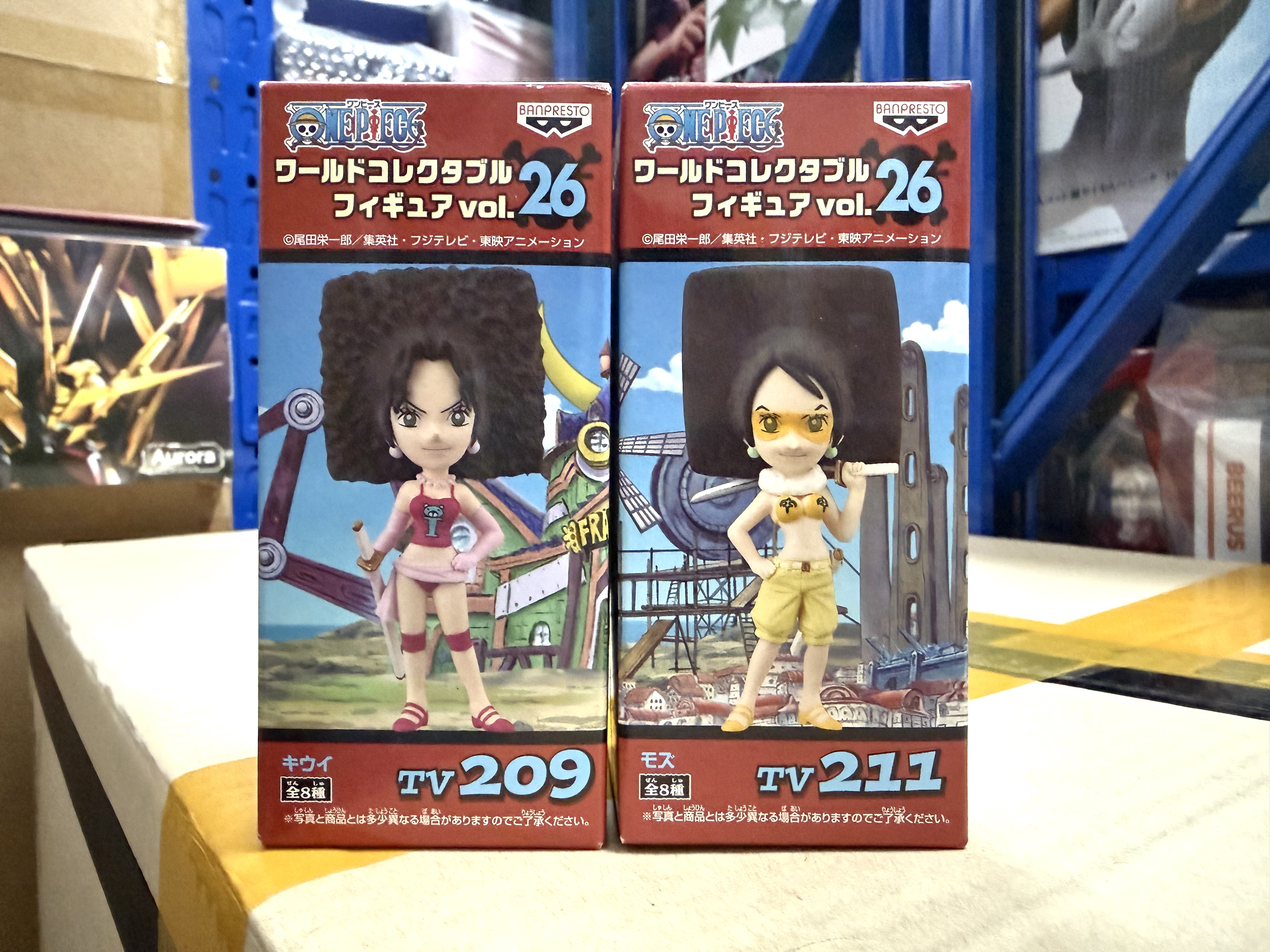 WCF 海賊王 Vol.26 基威 & 摩滋 組 figure 景品 盒玩