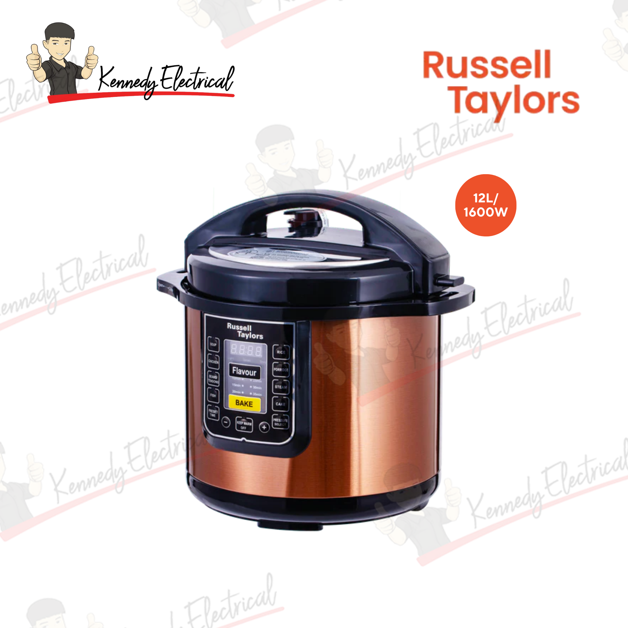 Russell Taylors 12L Commercial Pressure Cooker (PC-12)