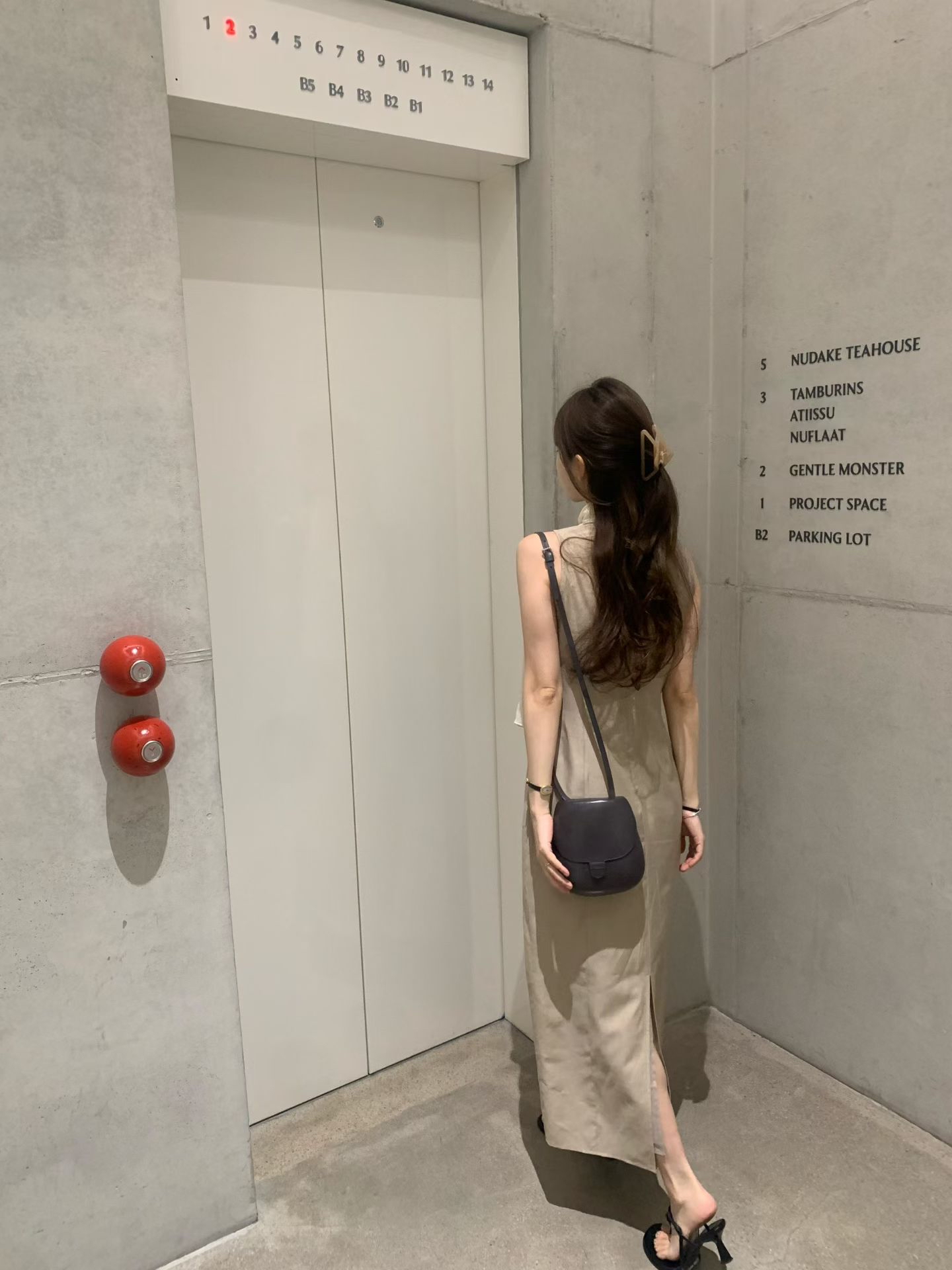 Elegant one piece long dress (with inner dress)