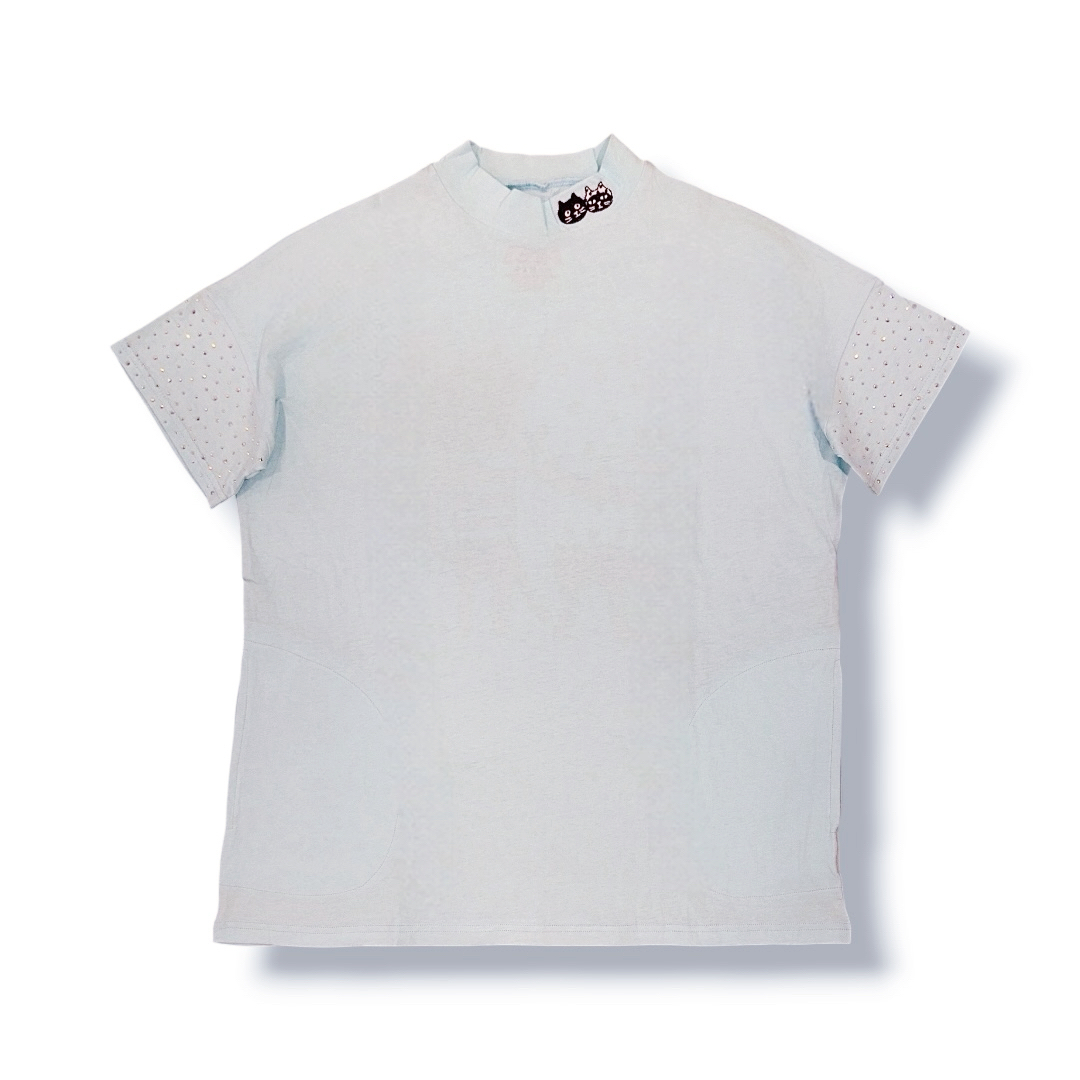 Me&Yo EMB Mock Neck Tee