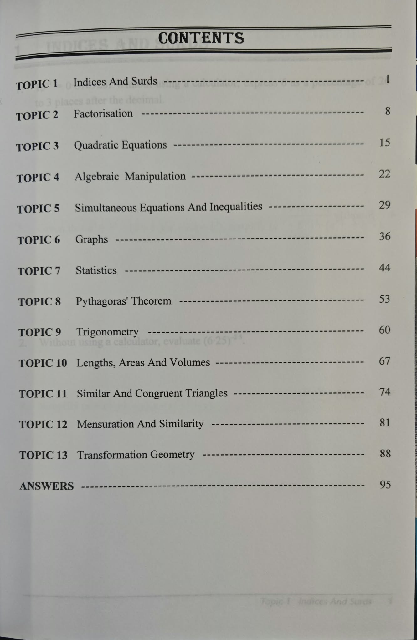 Challenging Exercises on Elementary Mathematics Secondary 2 + Solutions