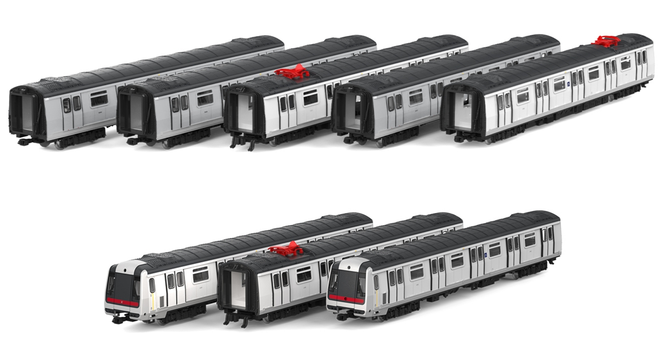 預定新品 香港地鐵M車(N比例列車模型）