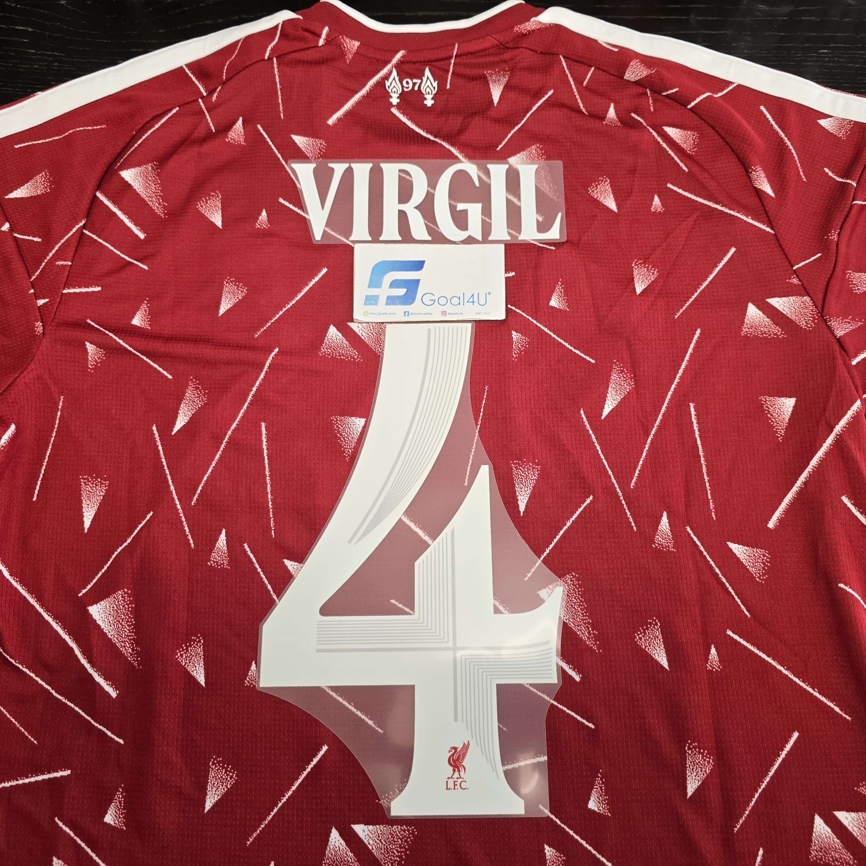 Liverpool 利物浦 26/27 杯賽印字 + 沙拿紀念印字 (不是球衣，只限連球衣同時購買)