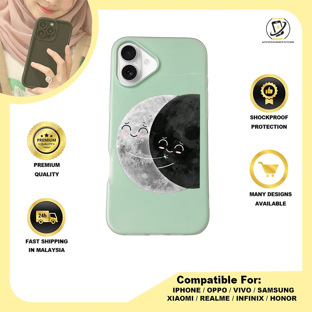 JELLY CASE PHONE FOR IPHONE - DESIGN MOON B