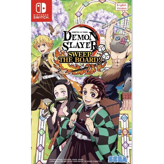 (🔥NEW RELEASE🔥) Demon Slayer Kimetsu no Yaiba - Sweep the Board (Nintendo Switch) Digital Download