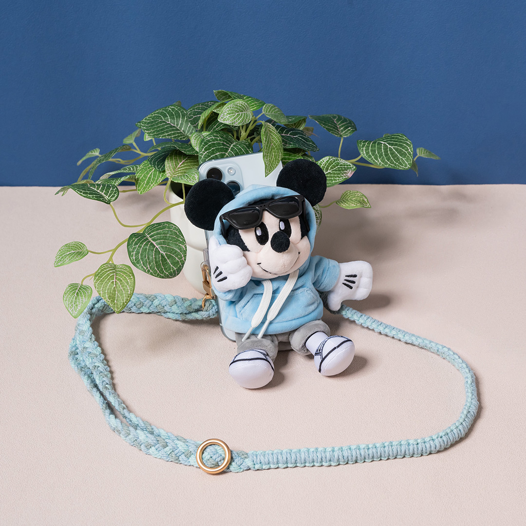 InfoThink 米奇系列絨毛公仔手機背夾