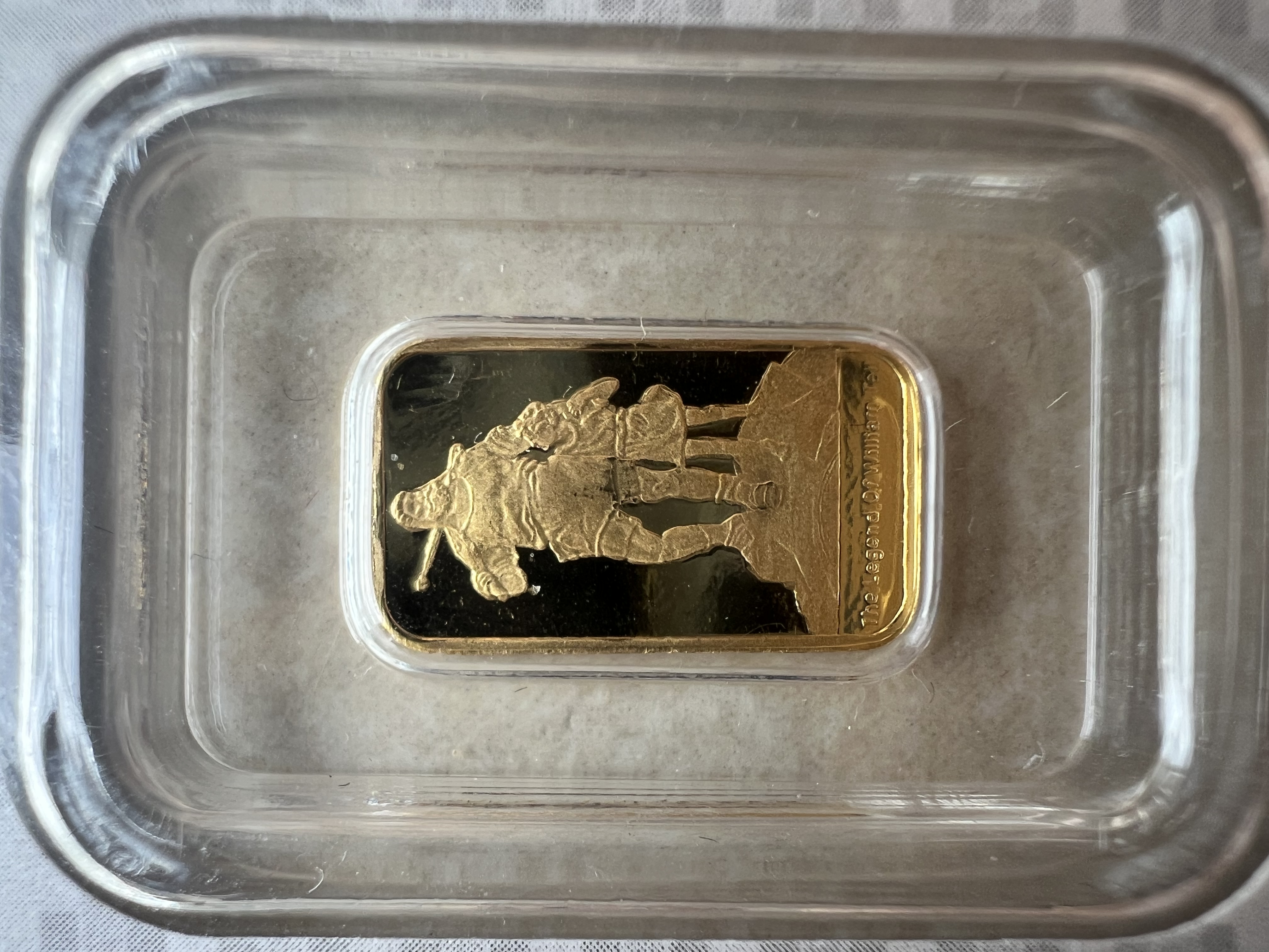 (SN490) CREDIT SUISSE William Tell & Son 1g 🇨🇭Swiss Exclusive Gold bar Emas 999.9 瑞士信贷 威廉·退尔父子1克