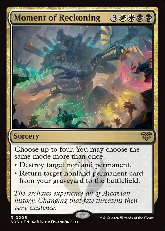 [EN] [Foil] Moment of Reckoning [SOS-205] R