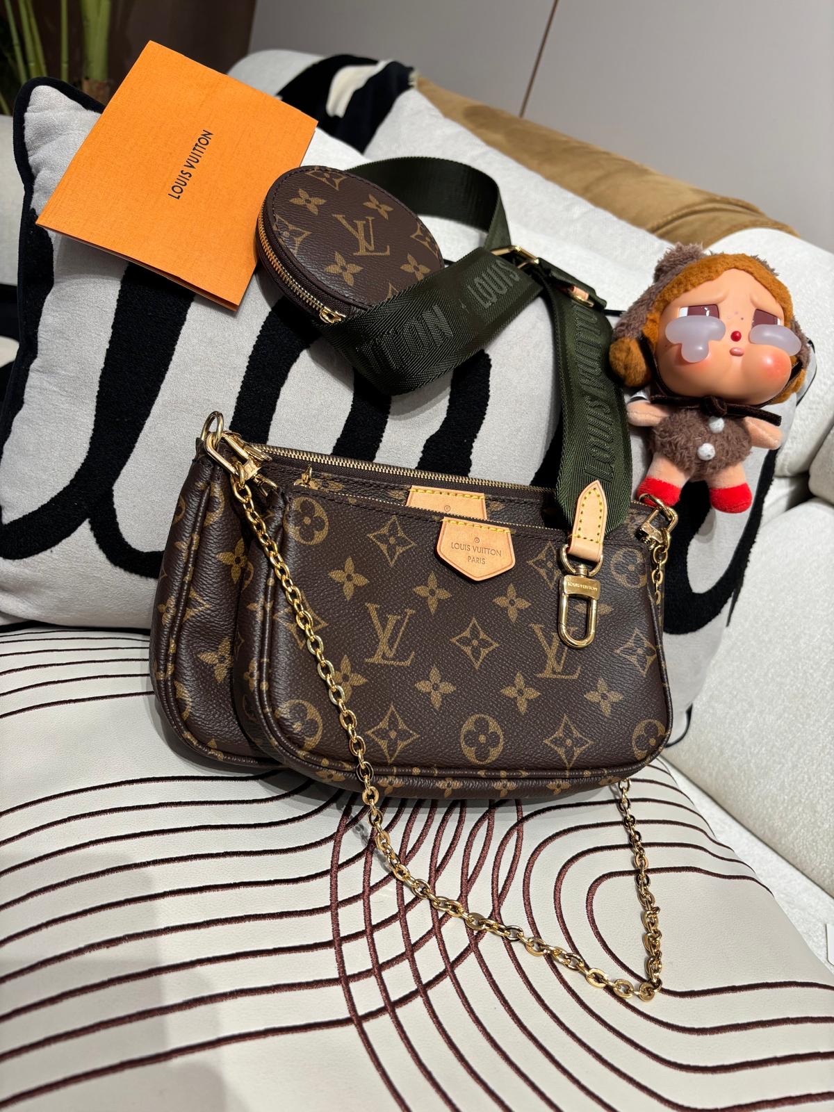 全新 Lv Multi Pochette Accessoires 5合1 100%Authentic ,全新unused ✅收據✅dust bag✅strap✅box 