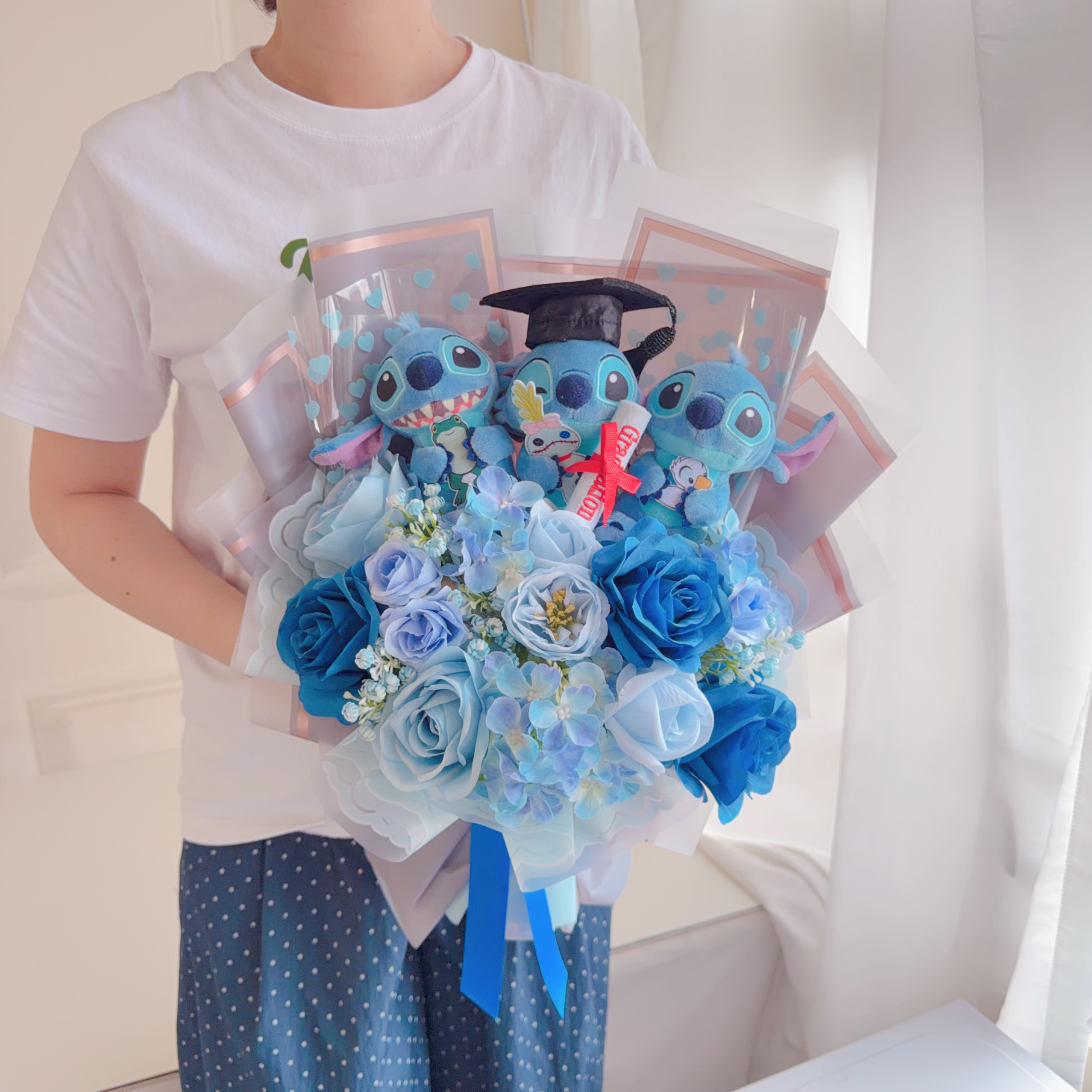 (現貨)史迪仔畢業花束