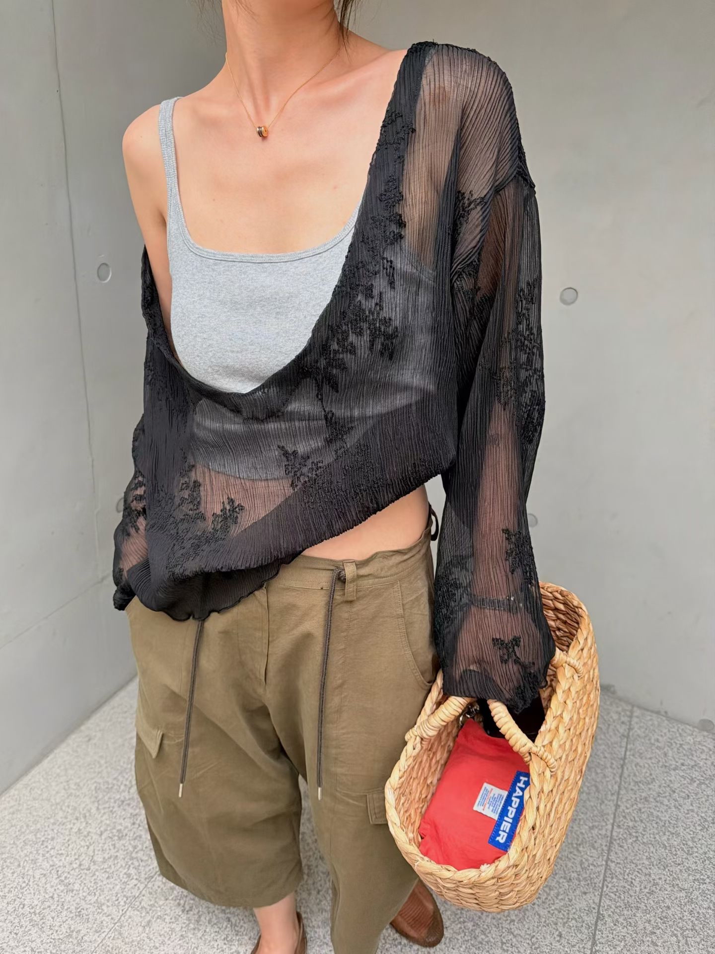 🇰🇷東大門女裝 | lace flower blouse