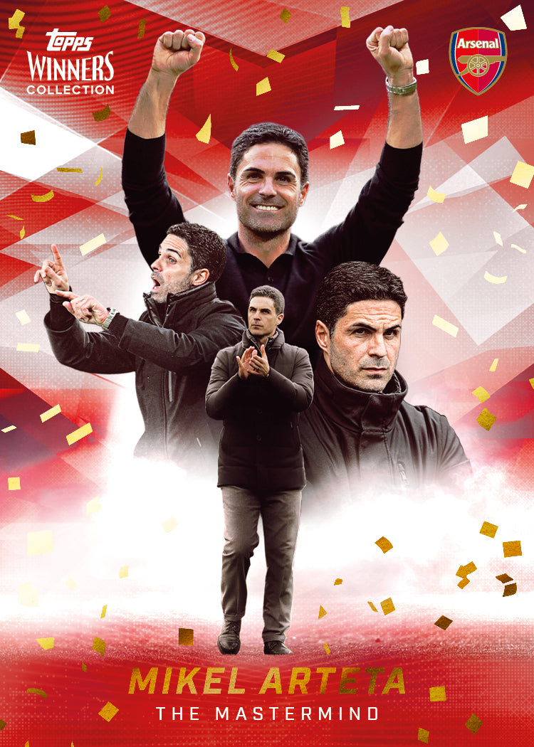 Topps Winners Collection Arsenal 2025/26 英超冠軍珍藏卡盒｜每盒1簽名＋2限量卡