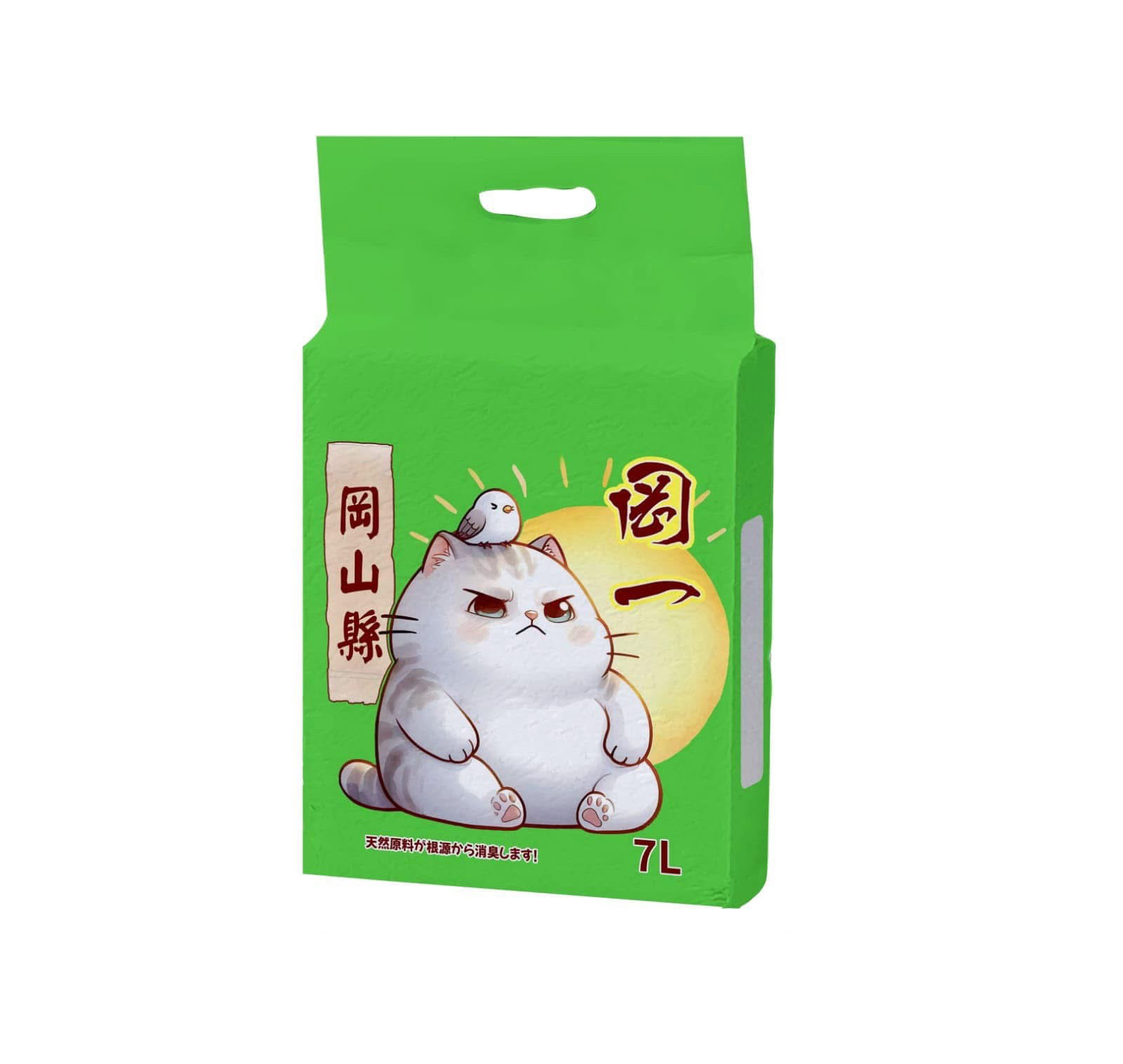 岡一豆腐礦物砂 7L (綠茶味)
