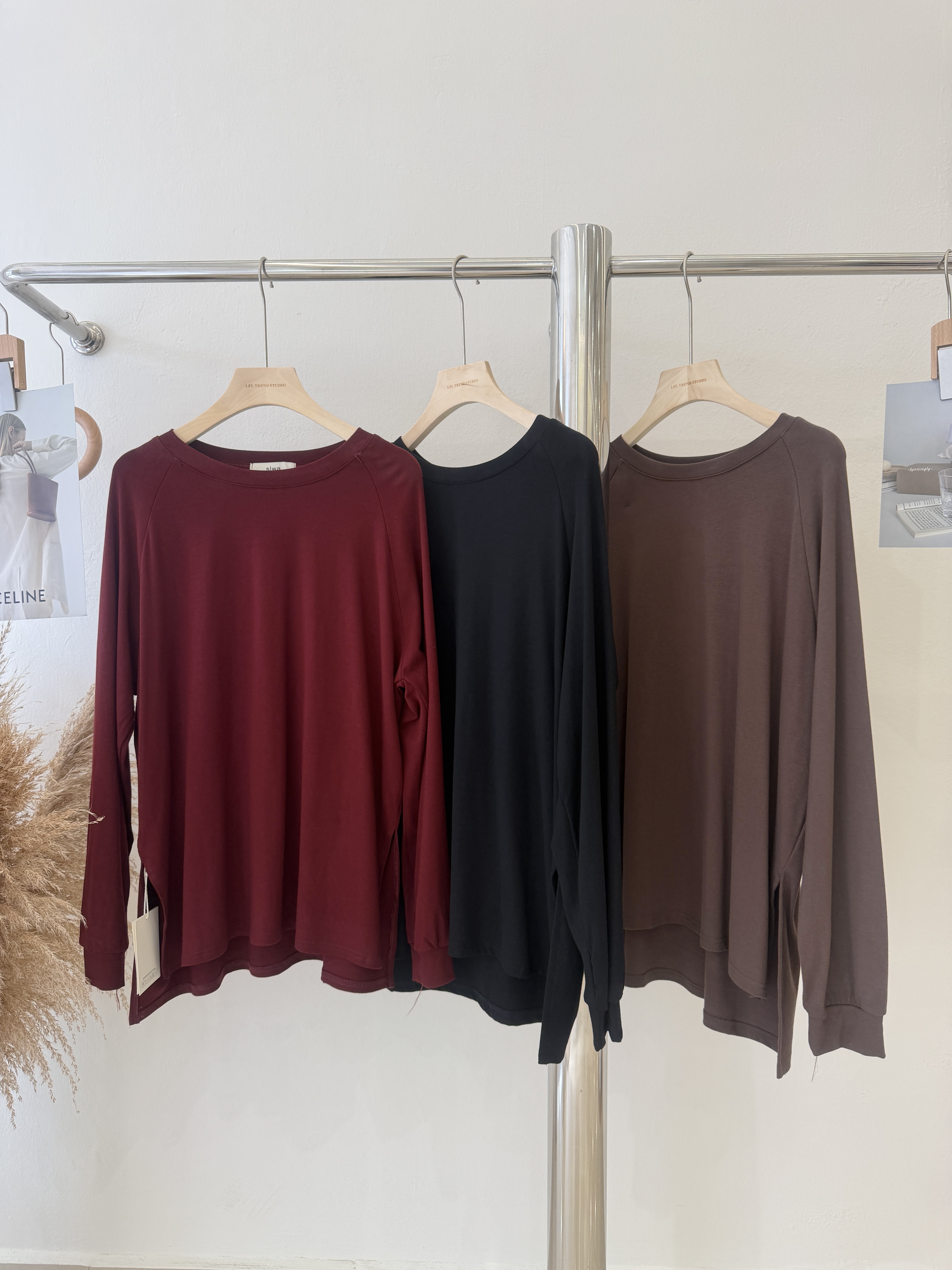 6566 百搭休闲打底长袖