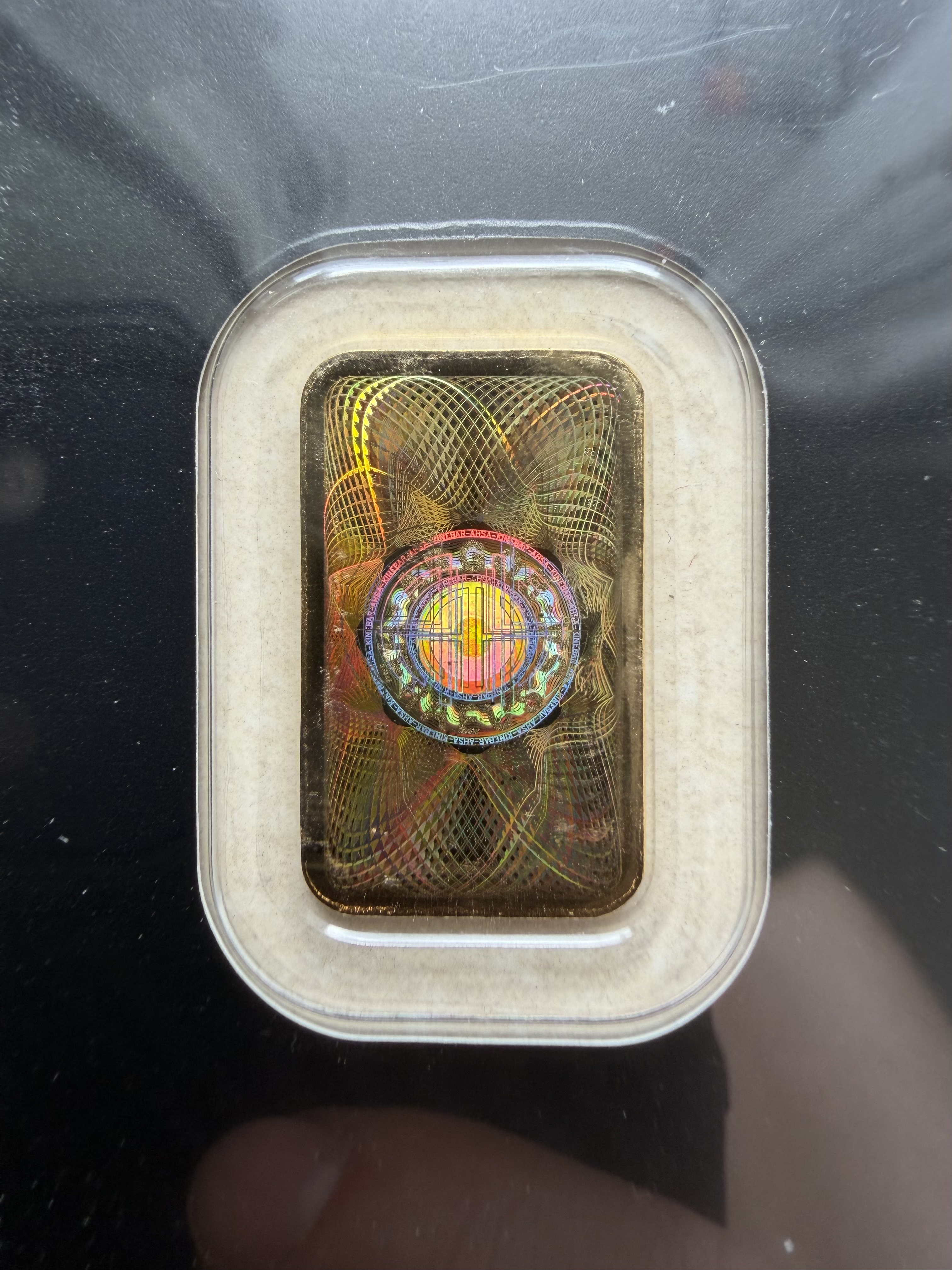 (SN155348) ARGOR Heraeus Kinebar 5g 🇨🇭Swiss Fine Gold Bar Emas 999.9 瑞士贺利氏镭射防伪金条