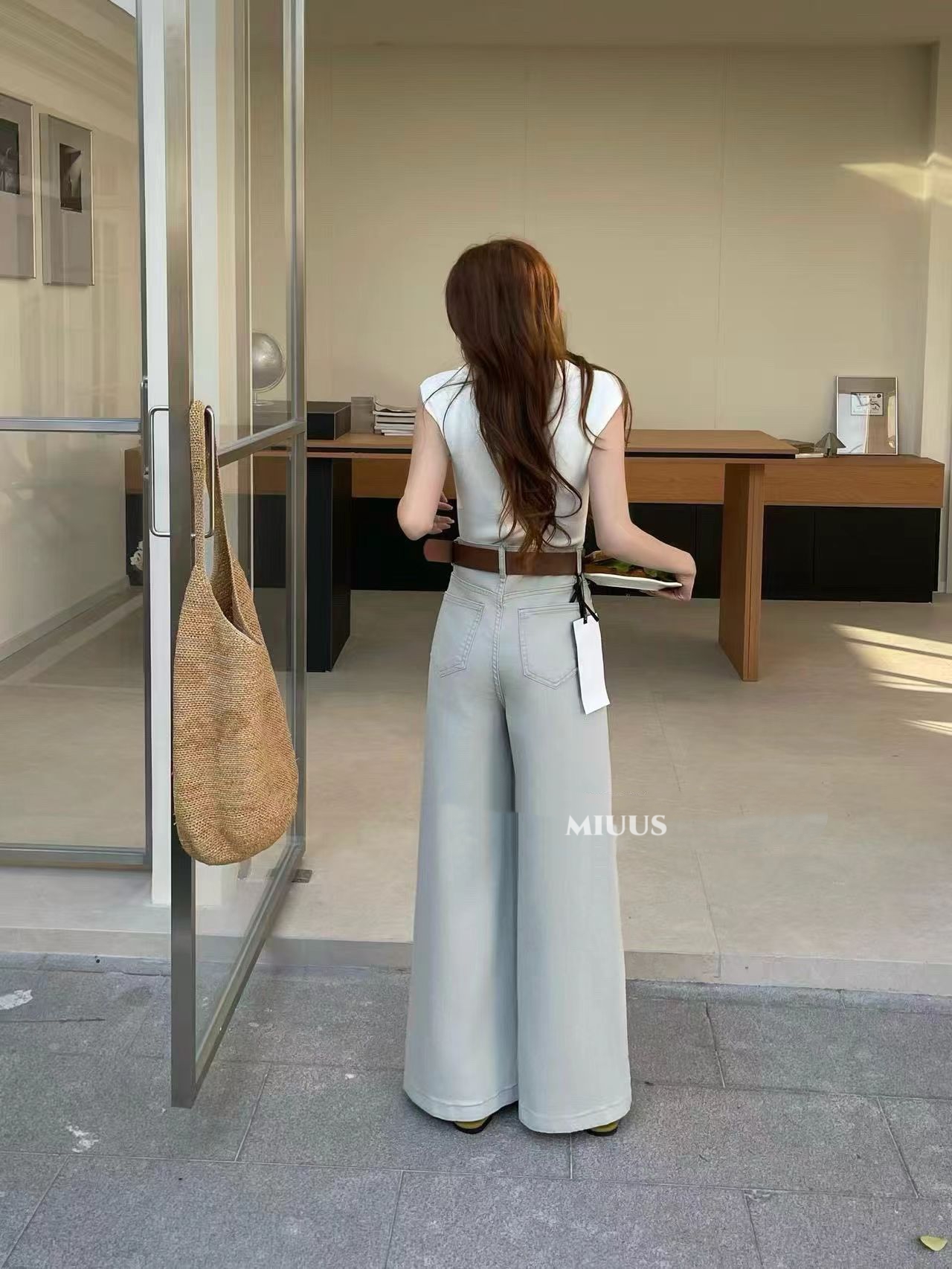 1764 Mint Blue Wide-Leg Pants “洋气薄荷蓝” 天丝牛仔阔腿裤