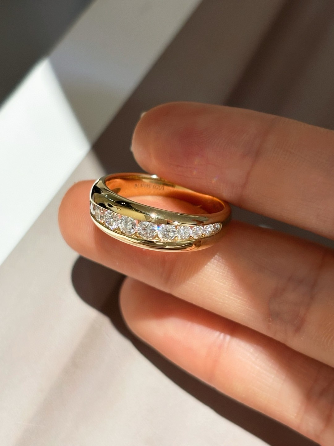 18K Lab Diamond Ring 