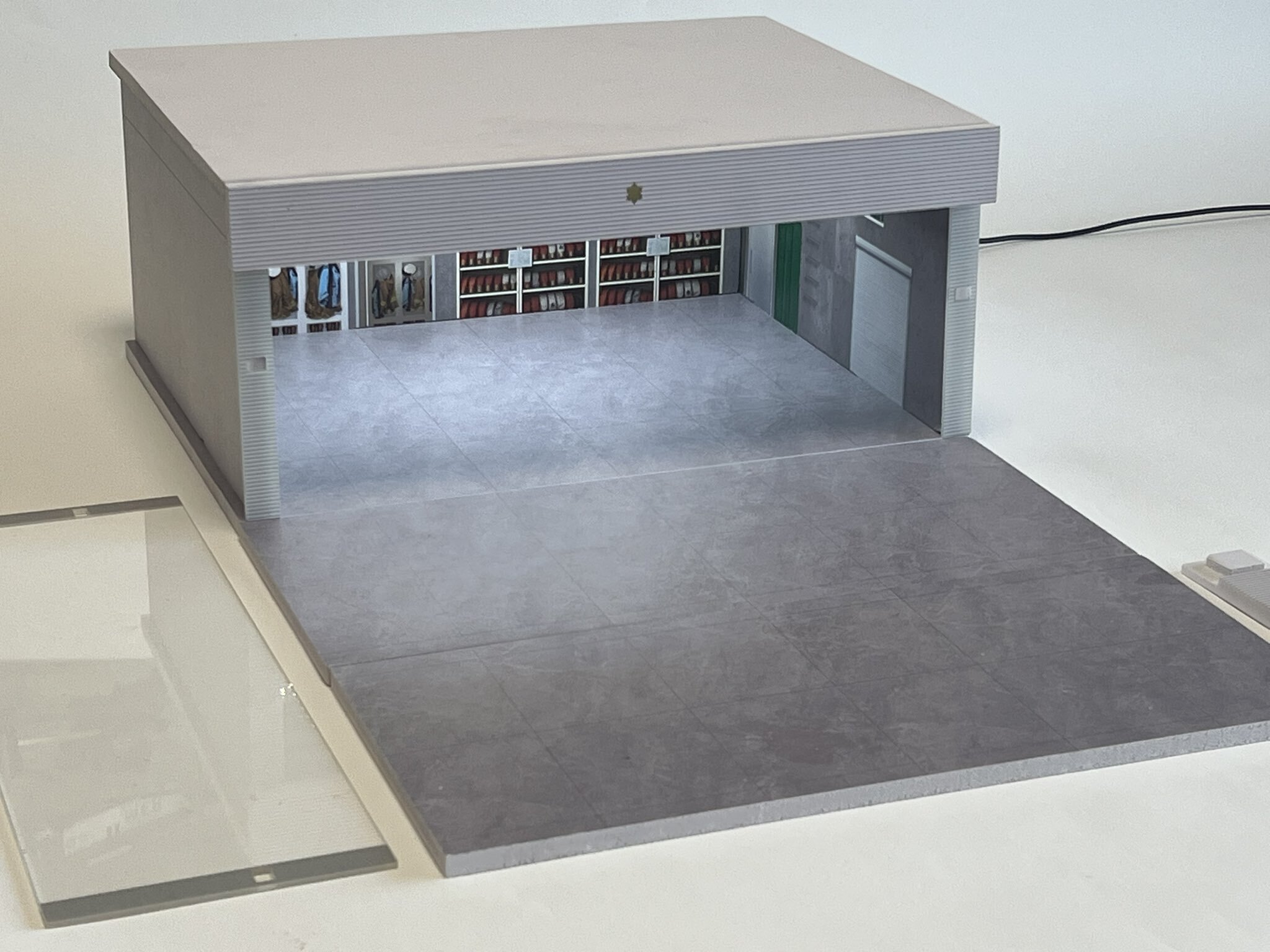 ACT CAR X ASPEDA 合作開發的消防站立體模型（快速立體模型系列） 日本新宿合金車展會場限定