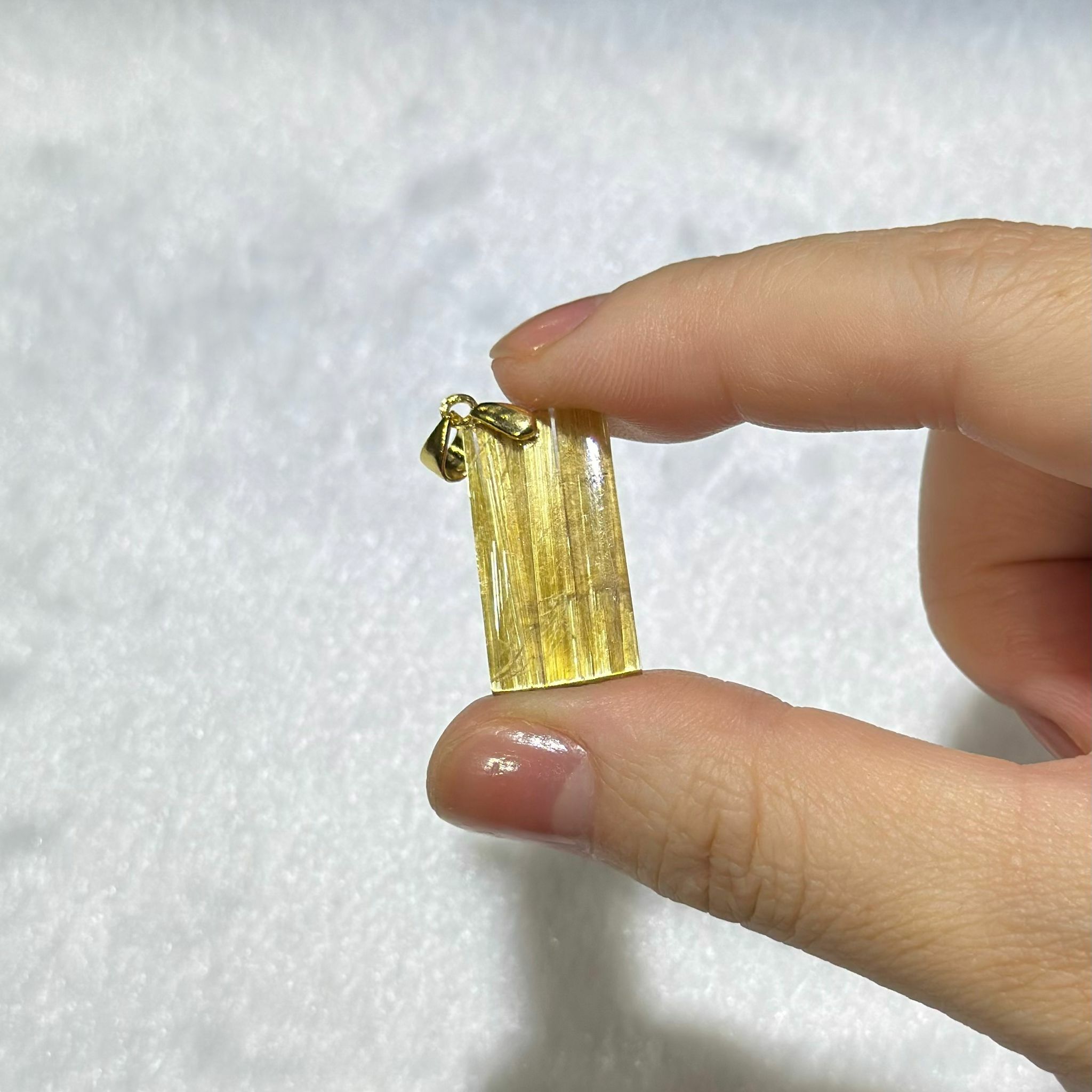 含鈦根 ✨ 金鈦晶吊墜