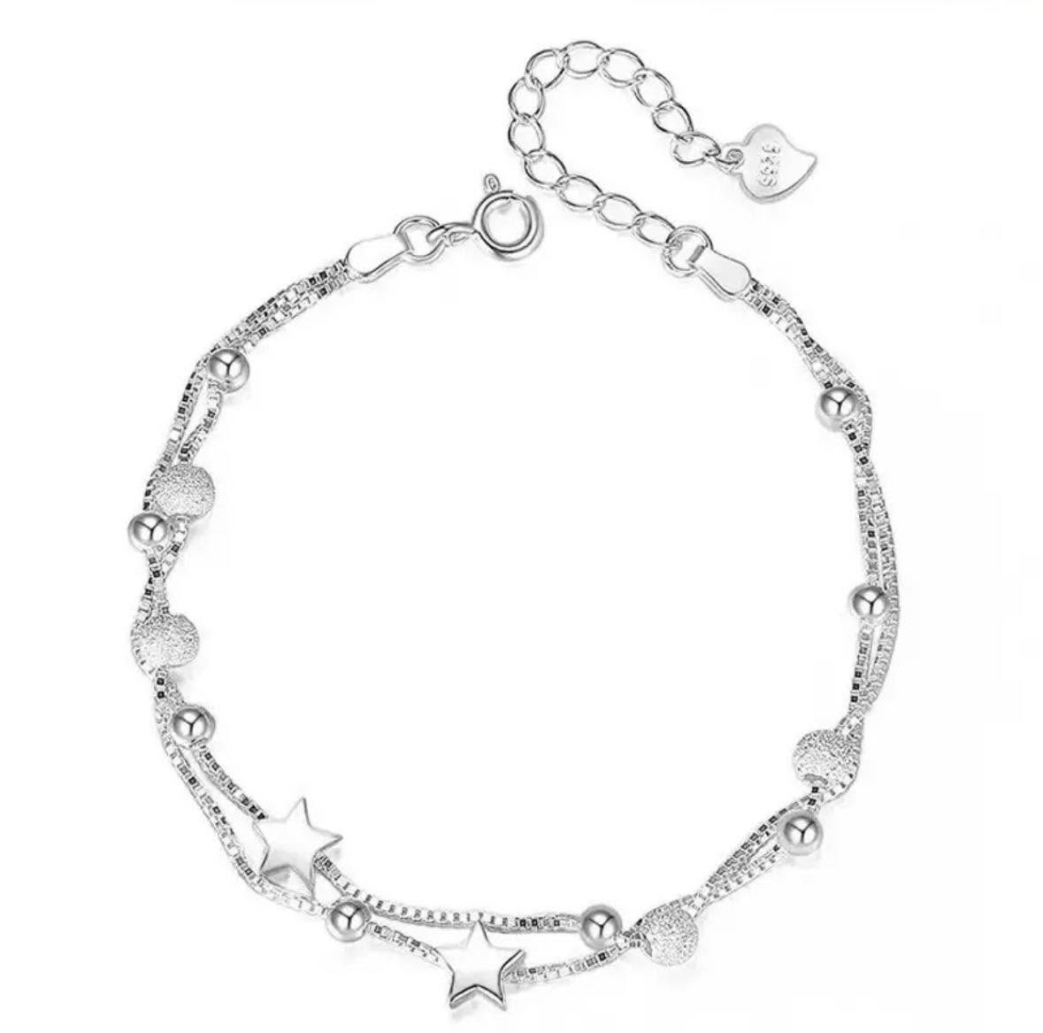 精緻銀星手鍊套裝