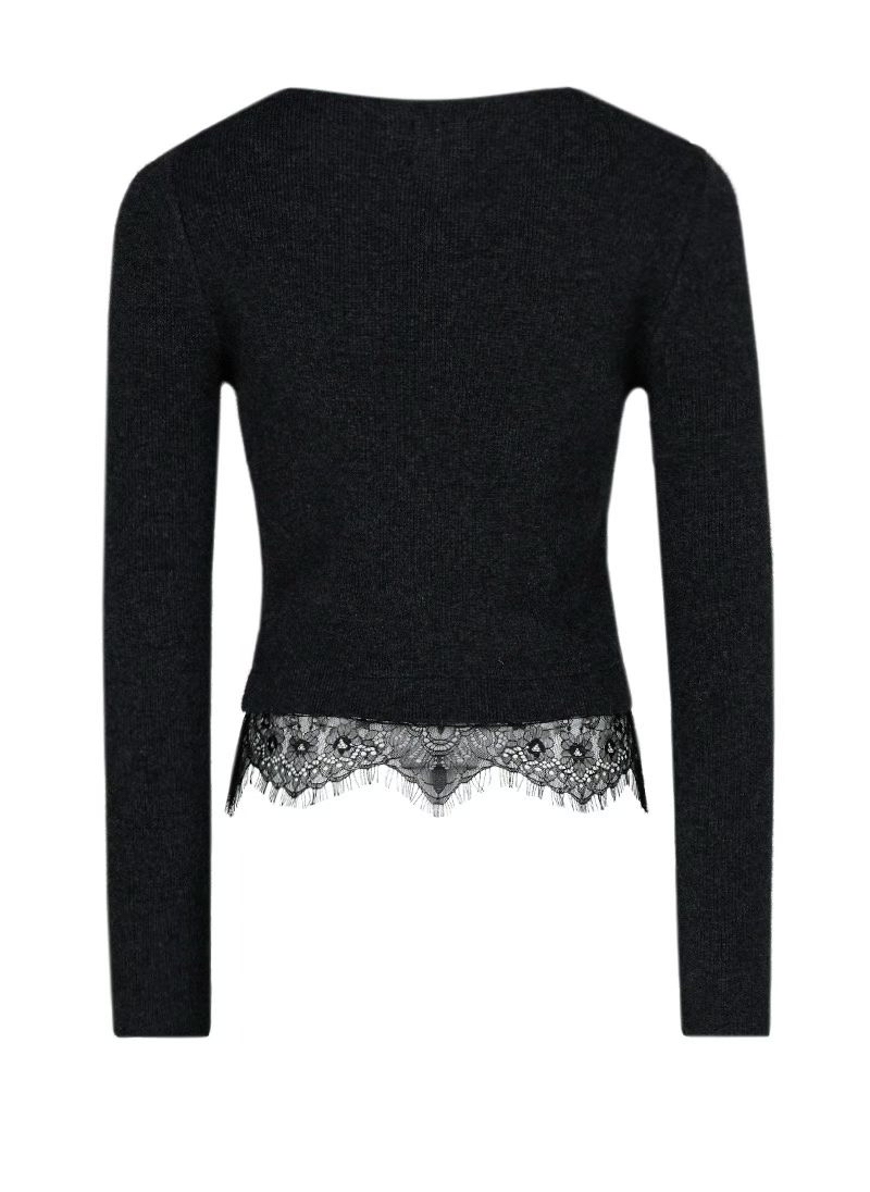 Romantic soft lace cardi