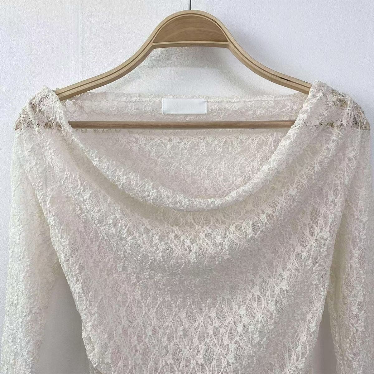 韓國溫柔感Lacy外撘+背心兩件套