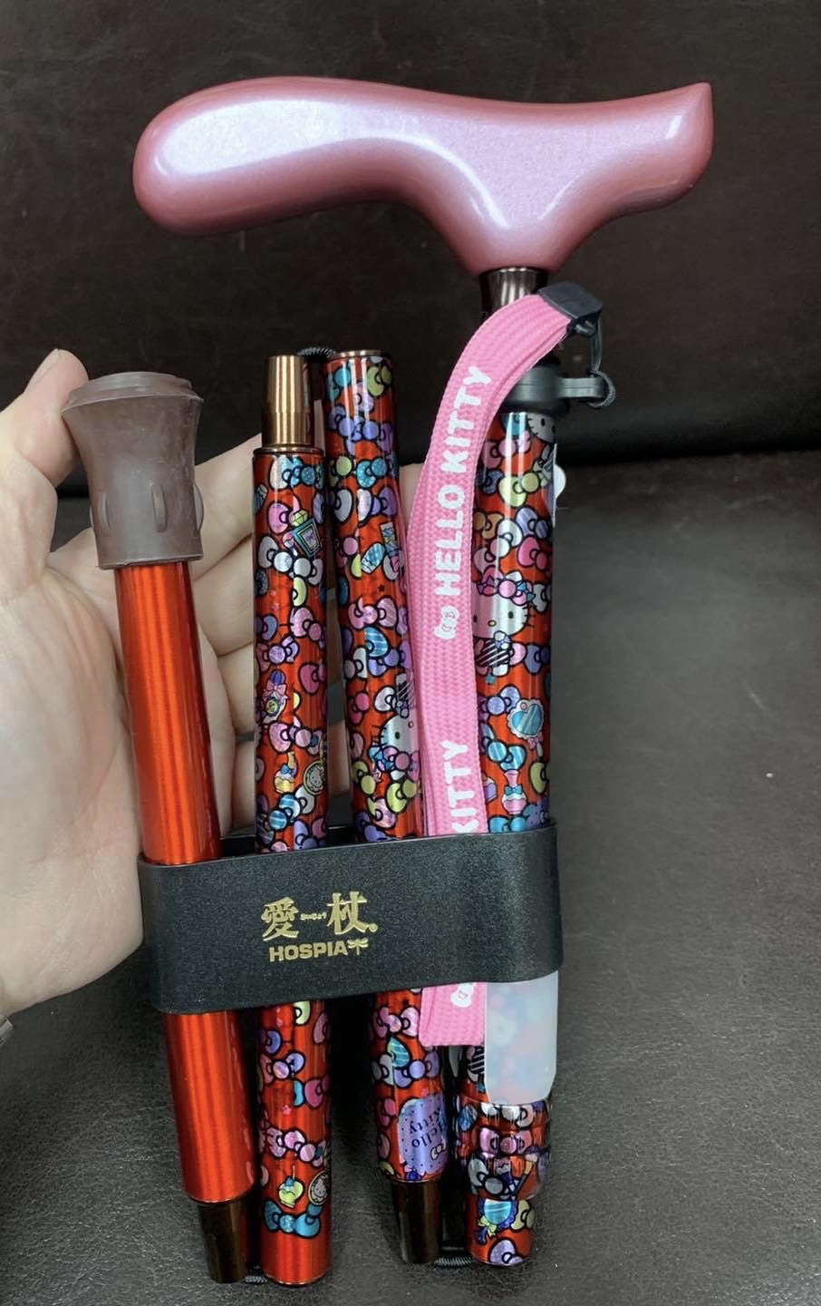 🎌日本直送🎌 Hello Kitty自動接合 行山杖