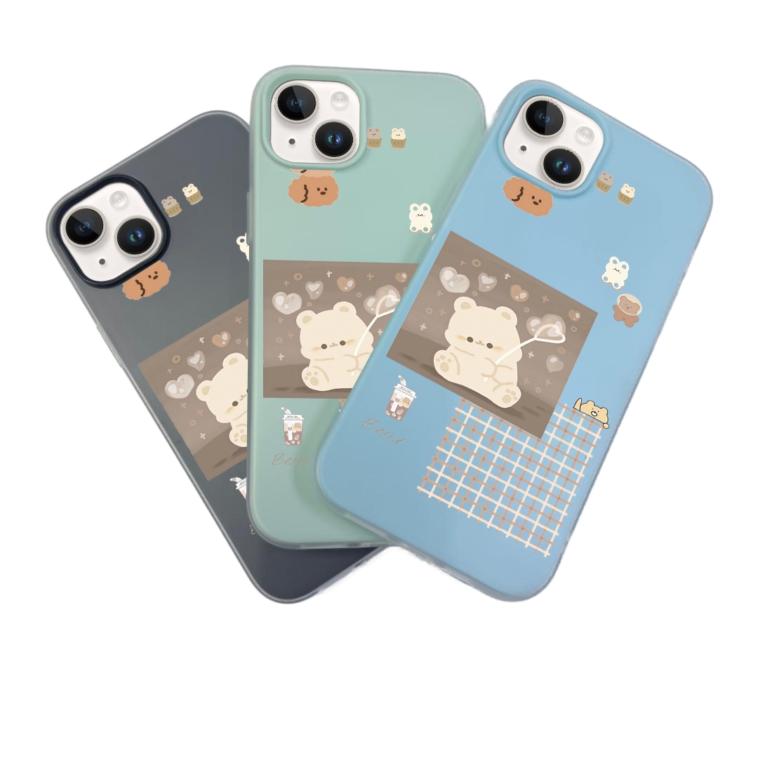 JELLY CASE PHONE FOR IPHONE - DESIGN BEAR A