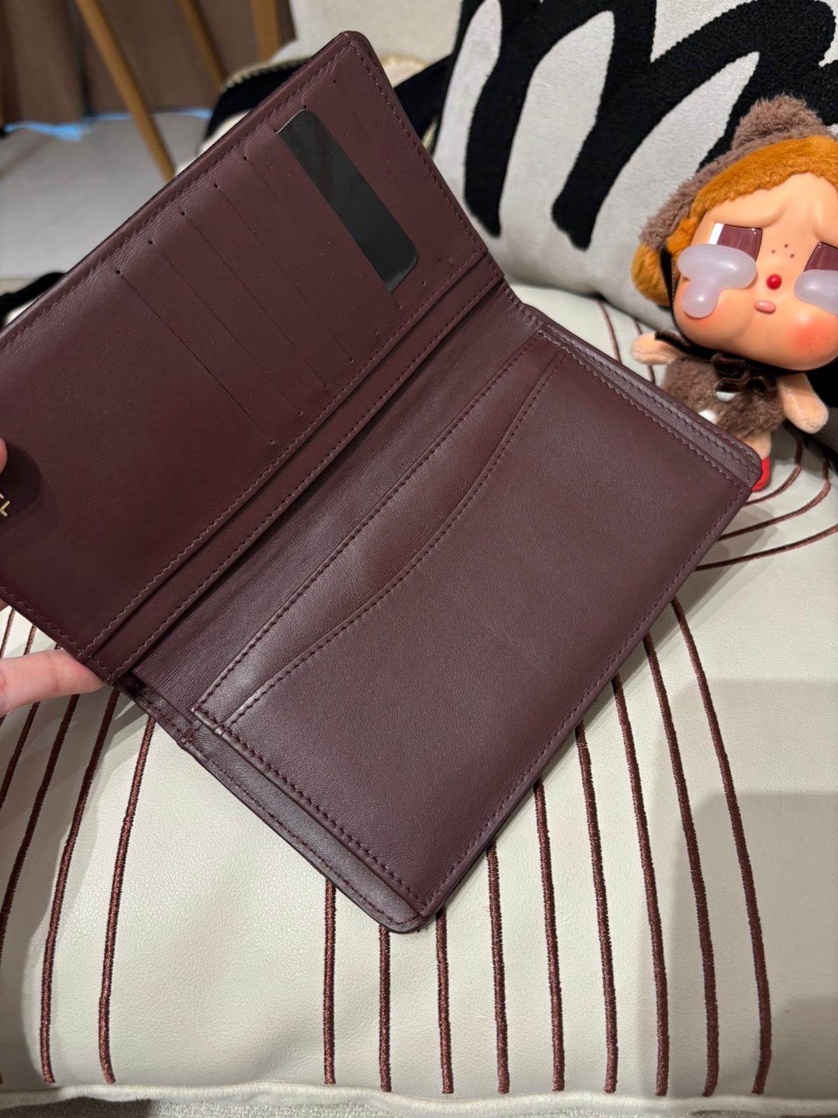 Chanel Wallet 黑色荔枝牛皮 100%Authentic, 95%New ✅25貼✅box