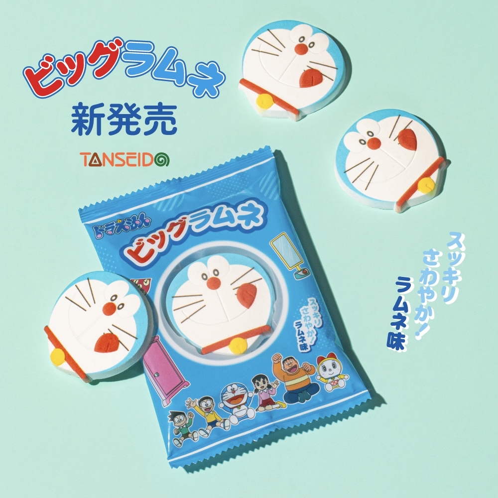 [現貨] 多啦A夢汽水糖 Big Ramune｜Doraemon糖果
