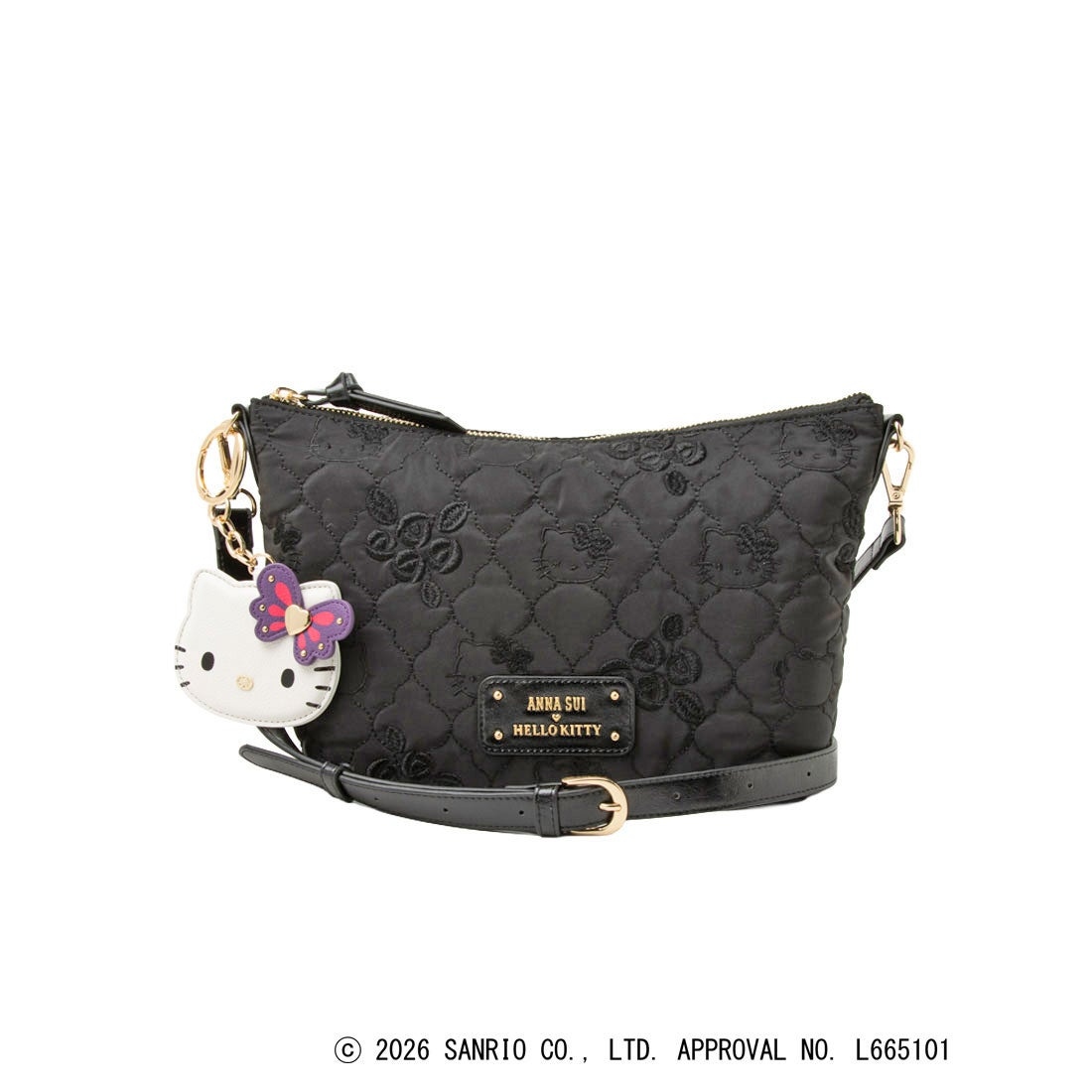 🌸 【預訂】ANNA SUI×HELLO KITTY 斜孭袋