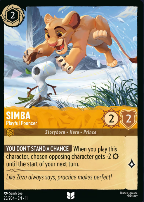 23/204 Simba – Playful Pouncer UC