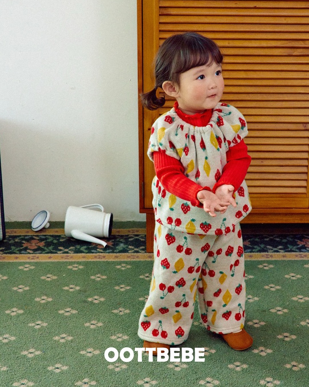 OOTT | Cherry Puff Knit Set