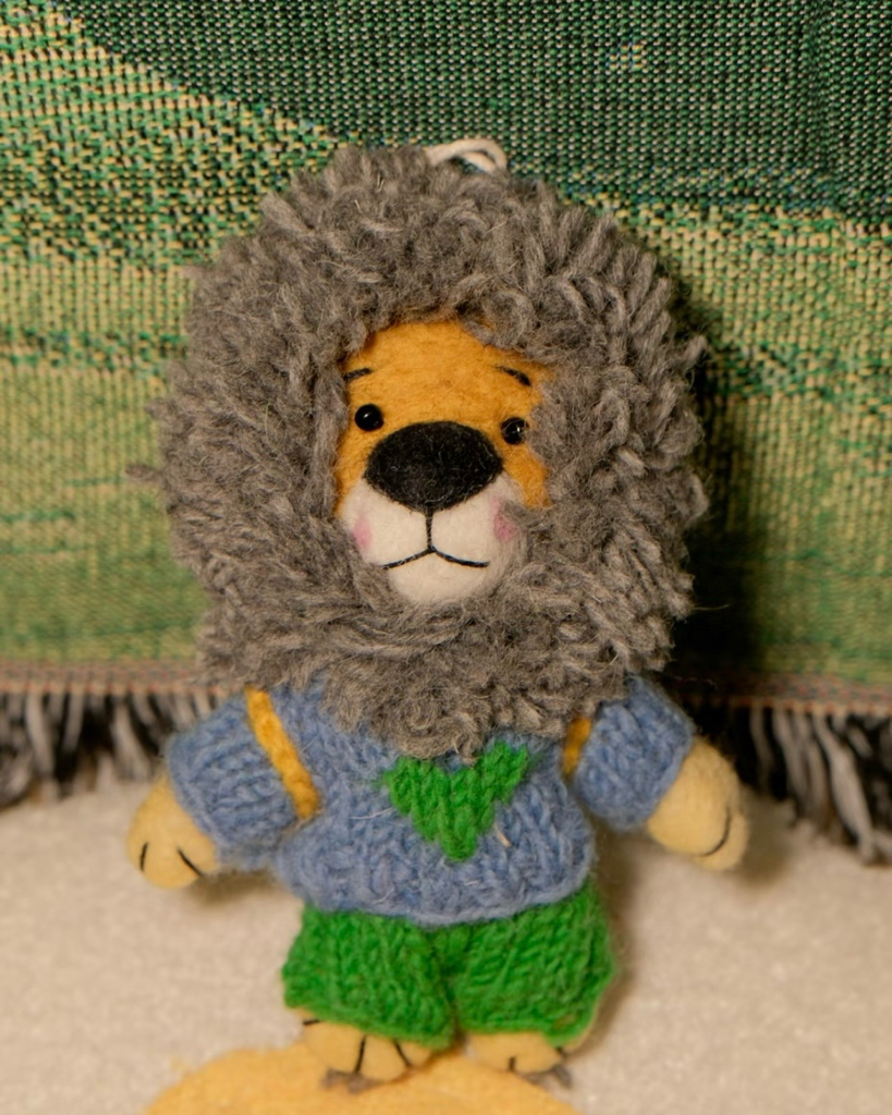 森林系治癒純手工羊毛氈動物掛件