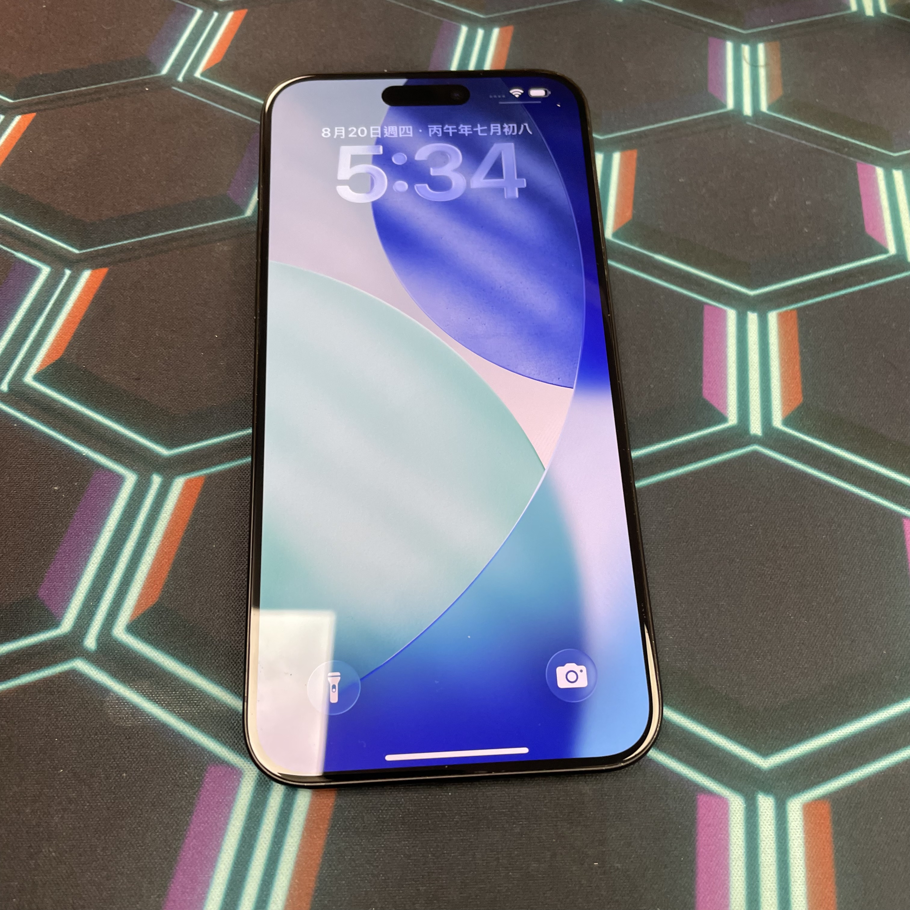 *7539 15 Pro max 完美機 256GB 電85 藍色 blue