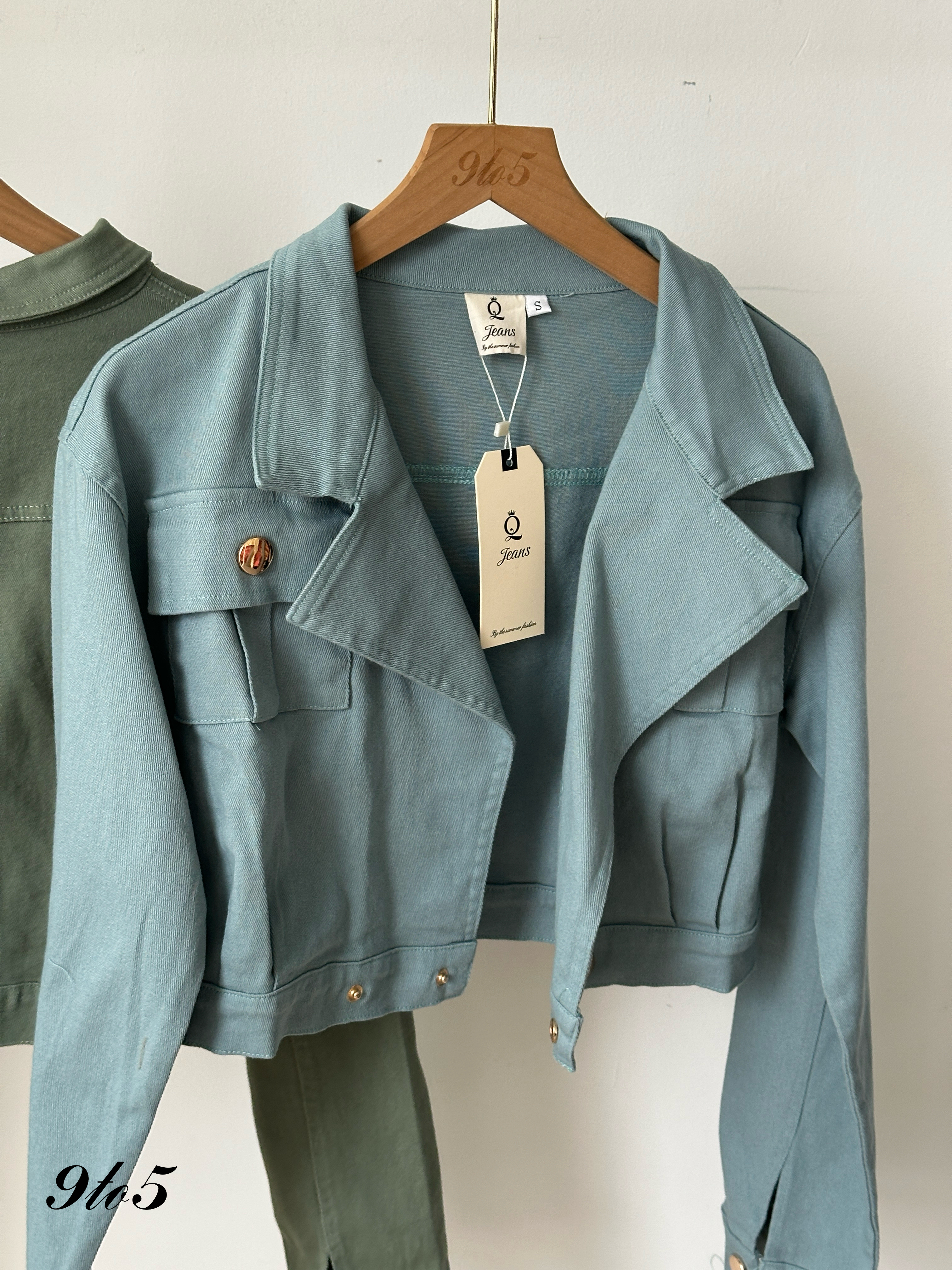 T3968 Long Sleeve Denim Jacket - 4 Colors