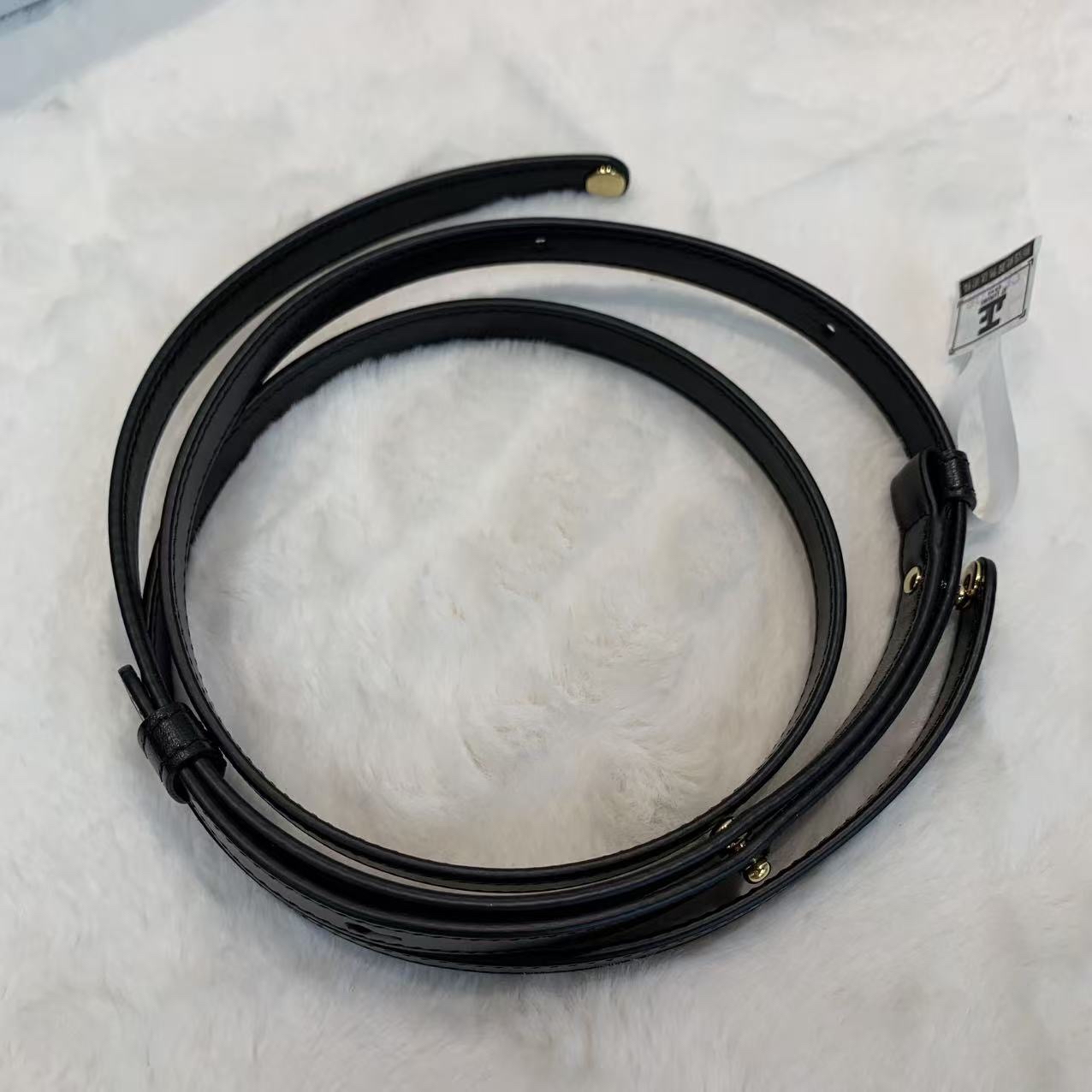 Celine 凱旋門系列 mini斜挎包 黑金 牛皮 經典款單肩手提包 