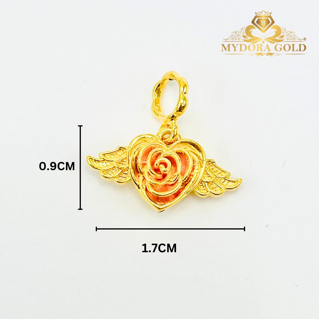 MYDORA Charm Lovely Angel Rose Full Gold (5G) l EMAS 916/22K