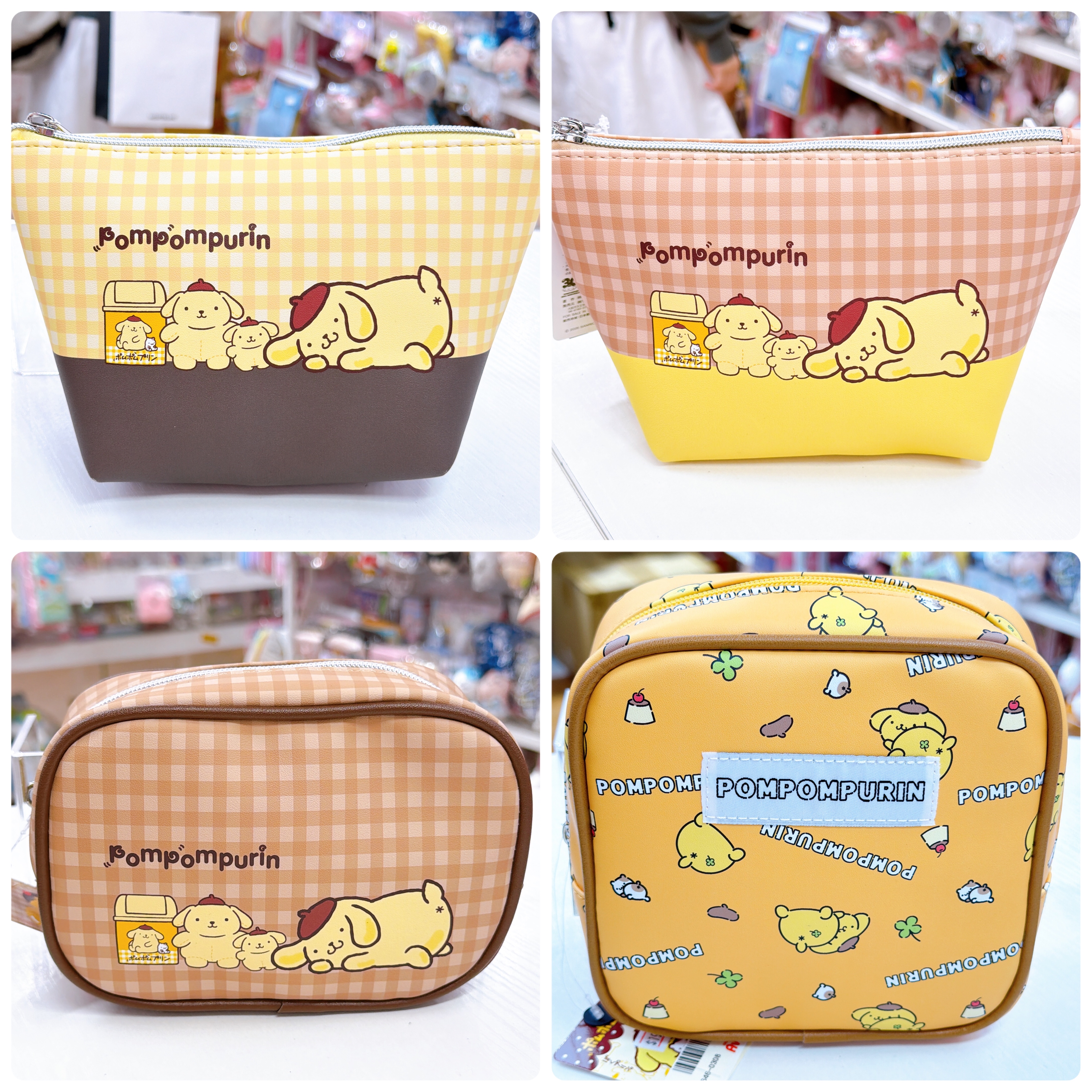 日本直送Sanrio 布甸狗30週年化妝袋