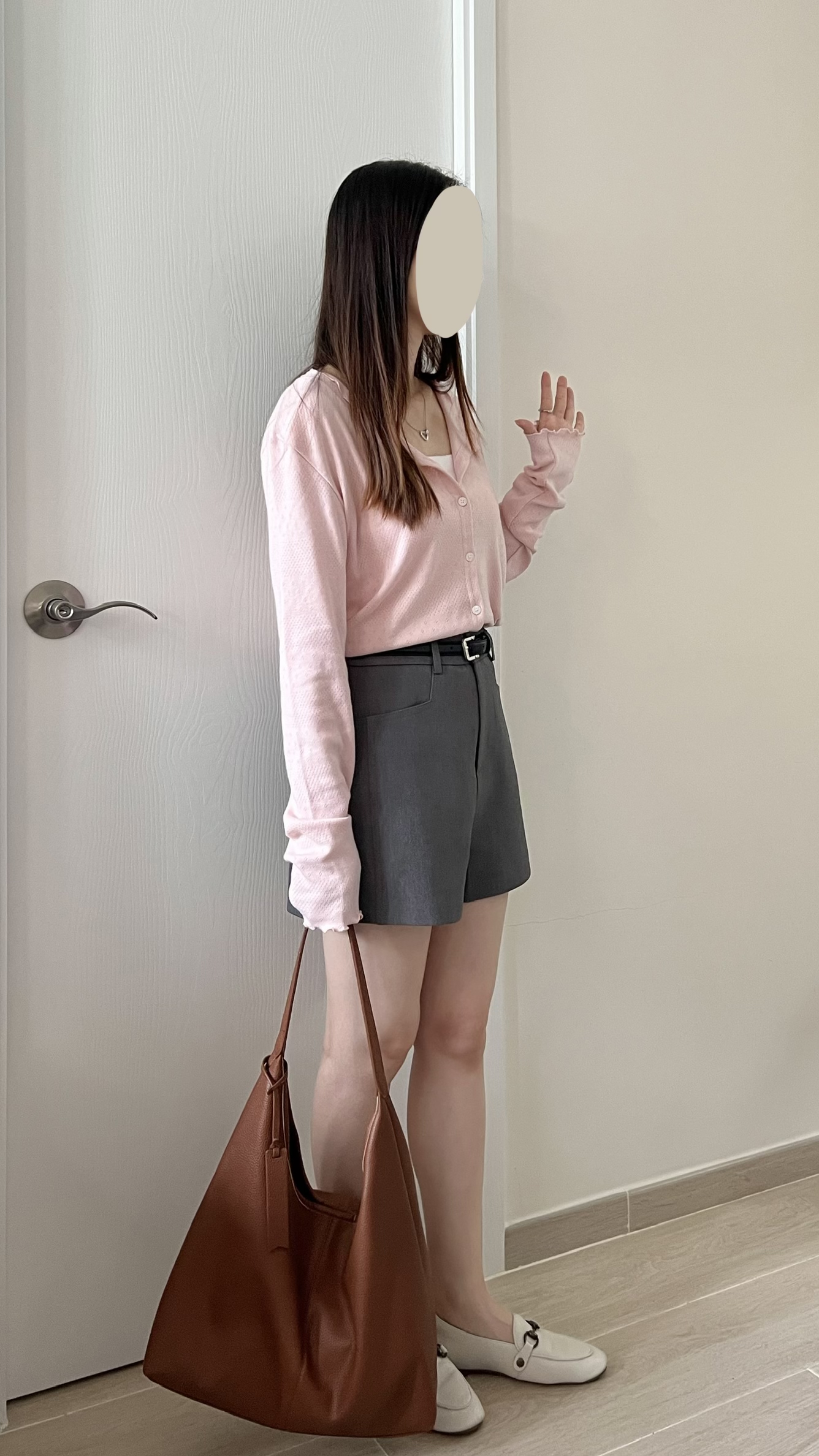 櫻花木耳邊上衣 溫柔斯文