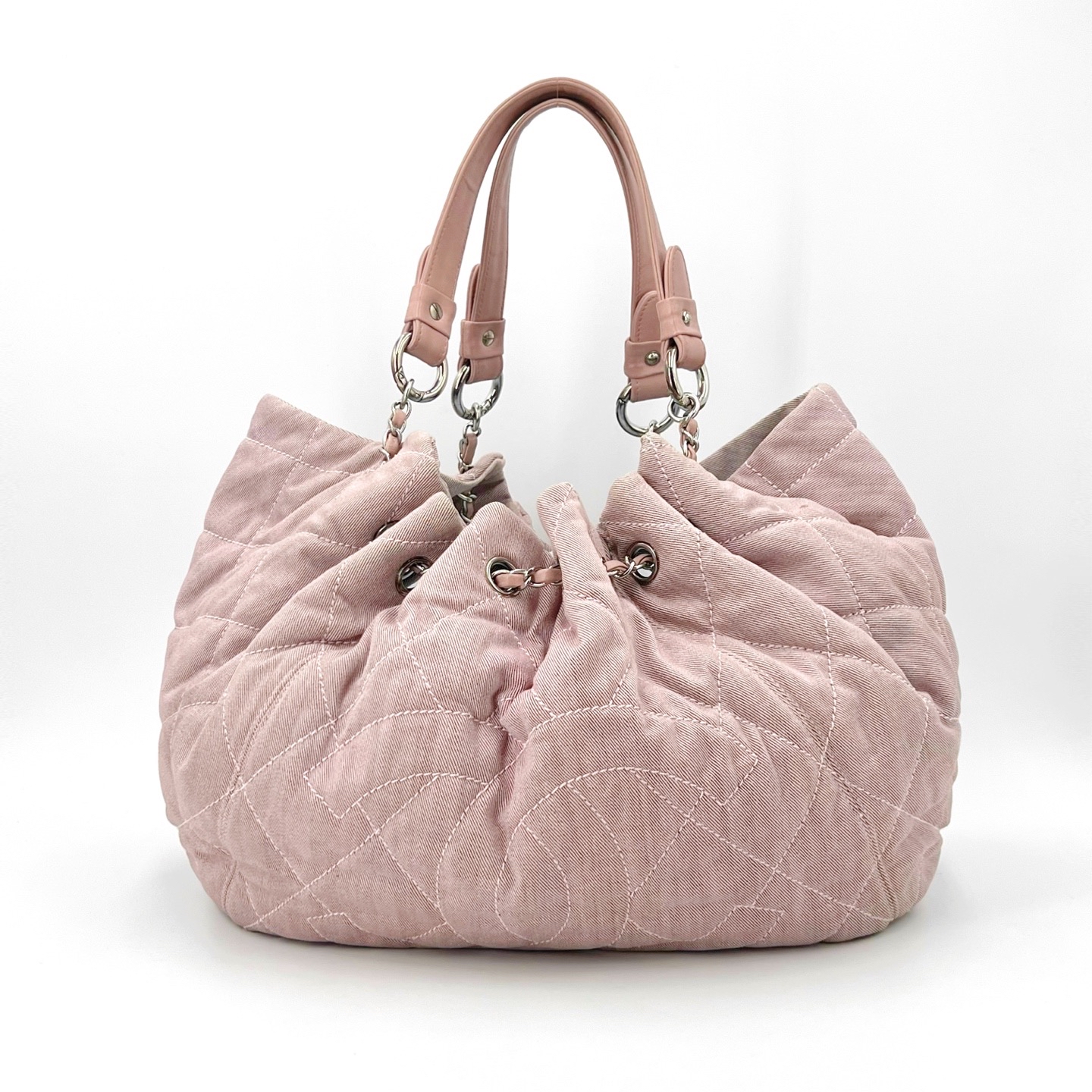 【預訂貨品】CHANEL 粉牛仔tote bag