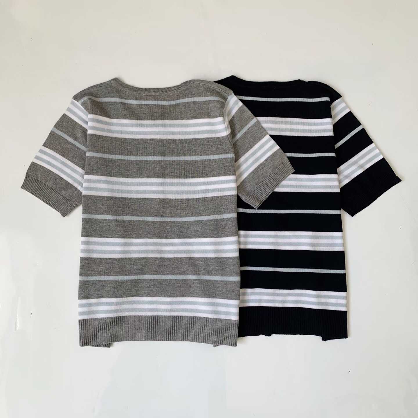 預訂 Danton間條針織上衣 [貨號26A1443]