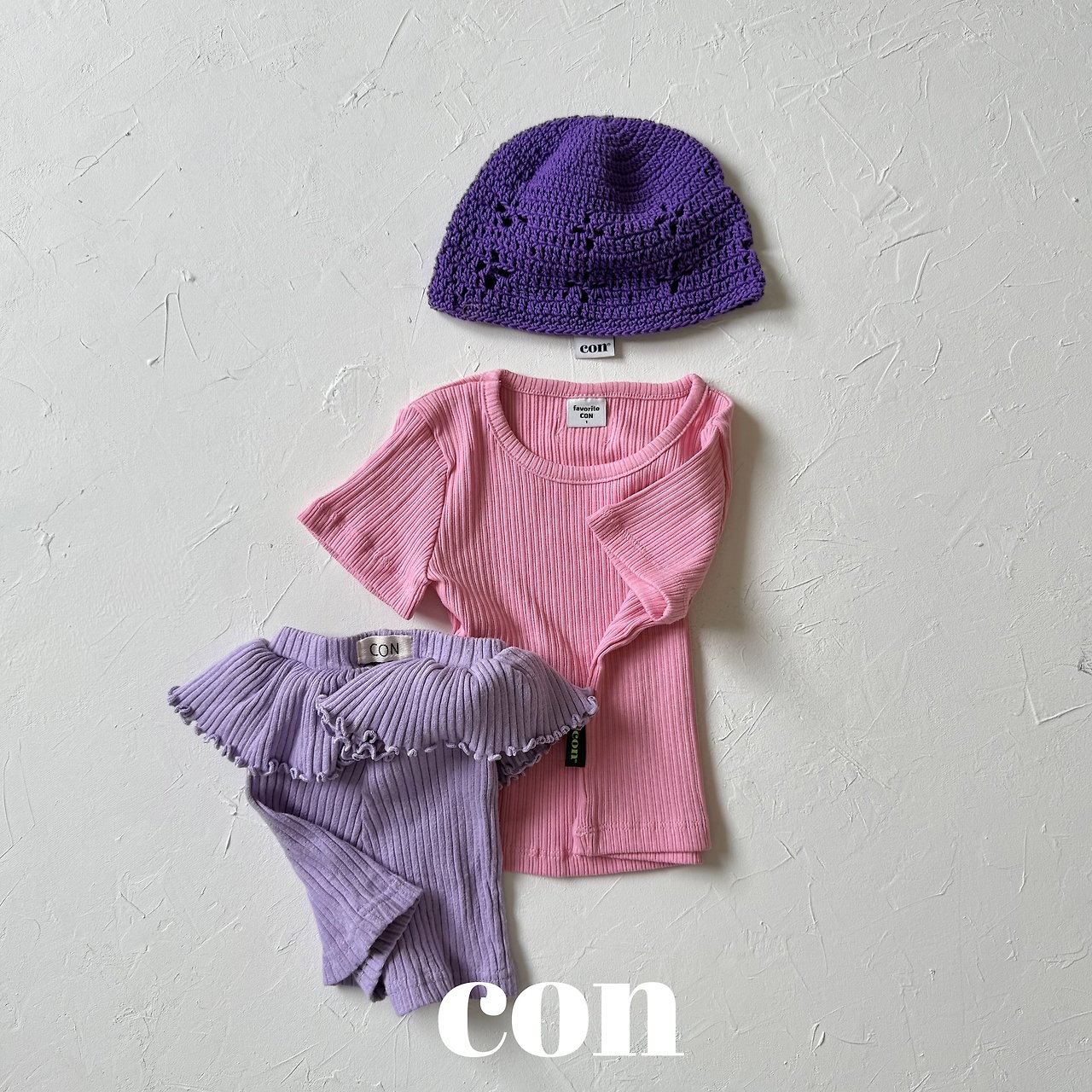 Con | Basic T (Pink/Melange size 4(97-107)
