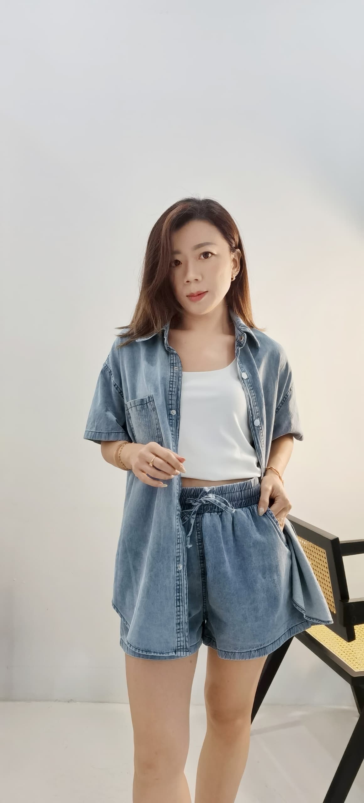 33065 CASUAL DENIM SET 