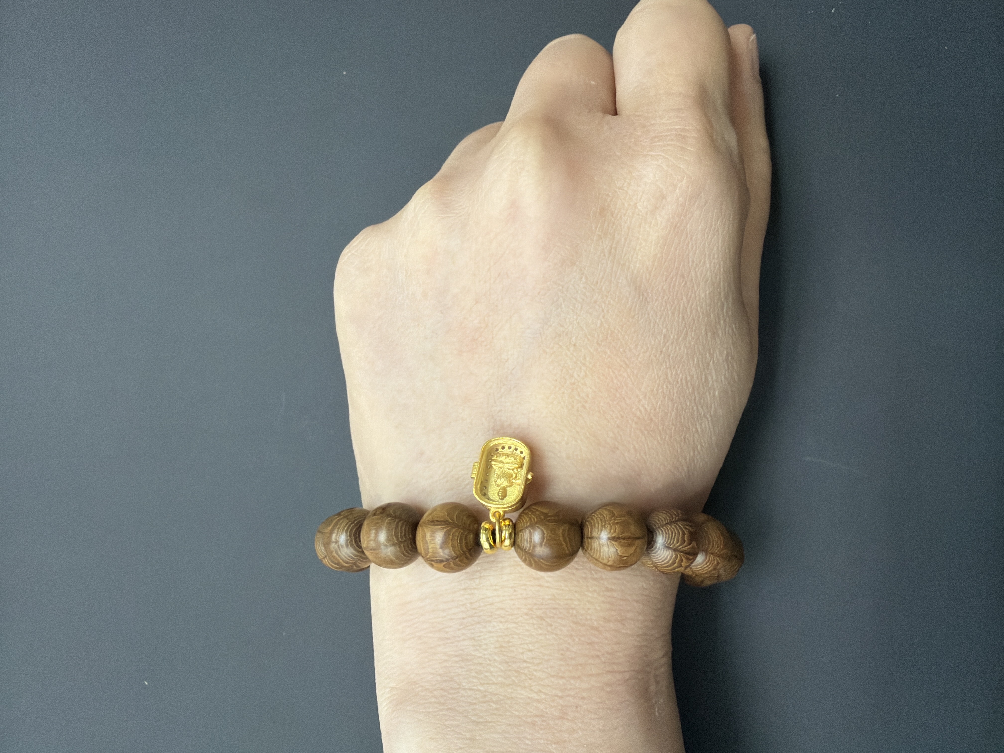 10mm 五台山六道手串 配：佛吊餘