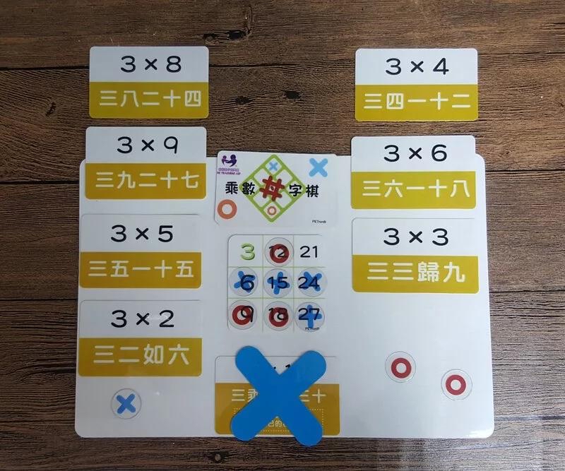 數學系列之乘數井字棋