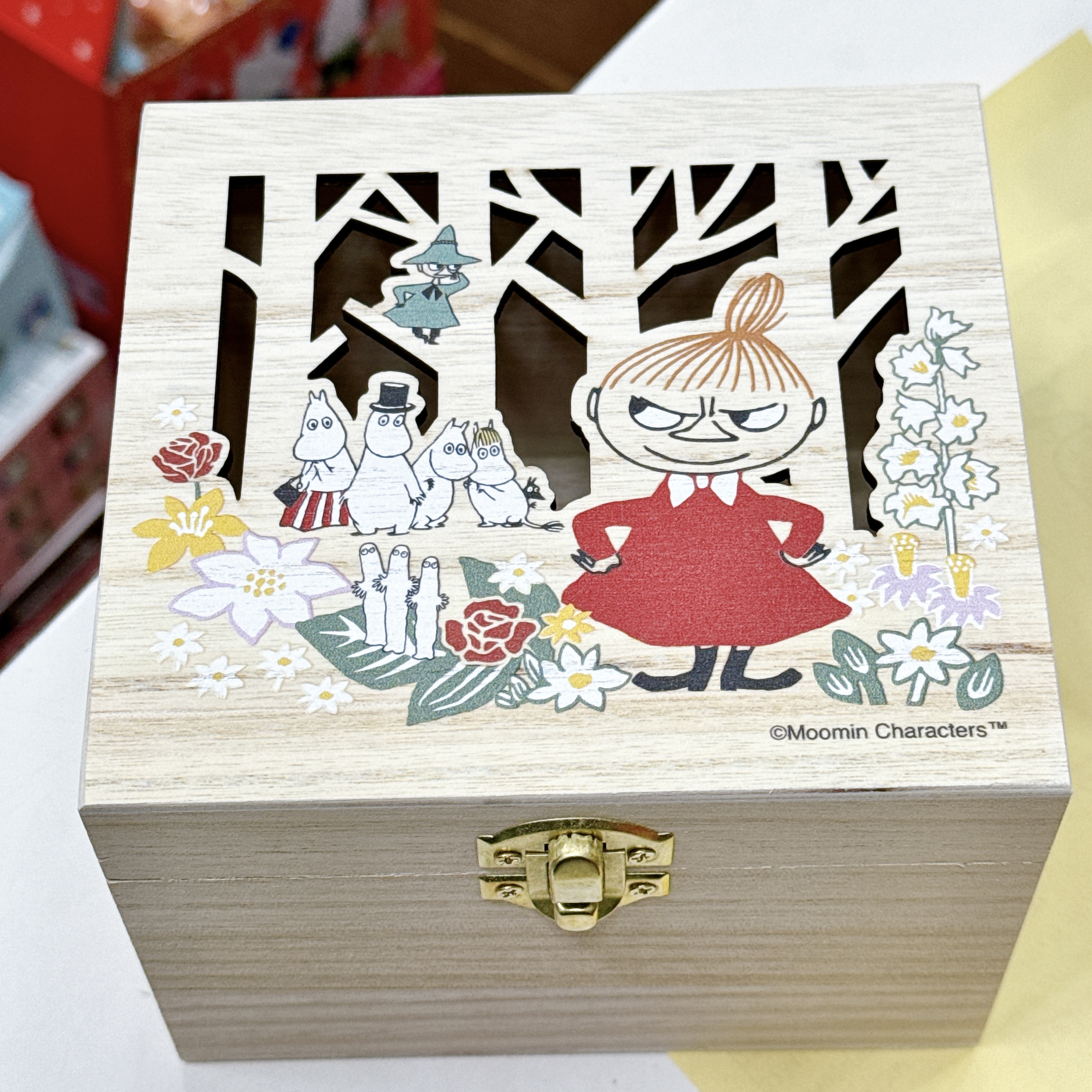 日本製造阿美陶瓷杯連木盒套裝