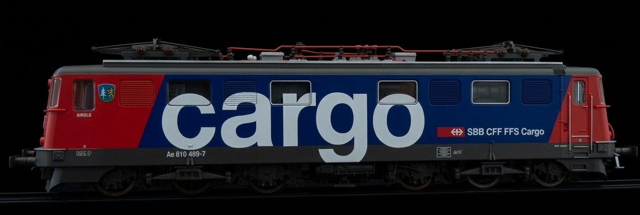 ROCO SBB Cargo Ae 610 489-7 HO 2-Rail