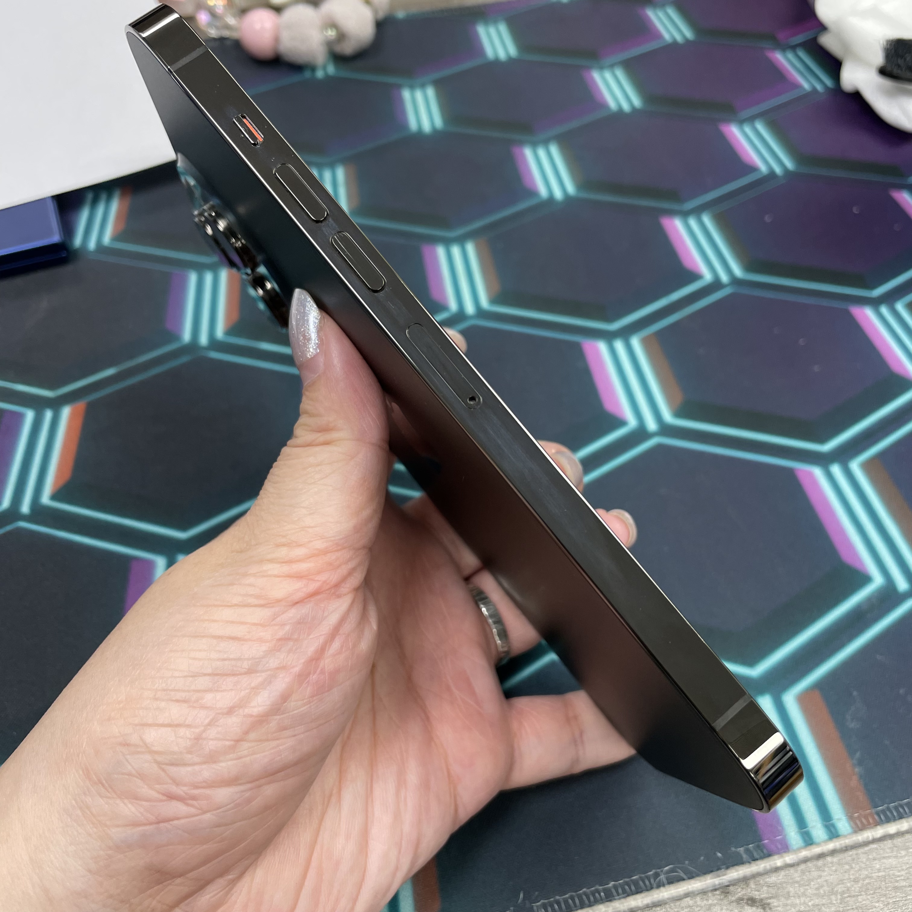 *7114 13 Pro max 完美機 256GB 電87 黑色 black