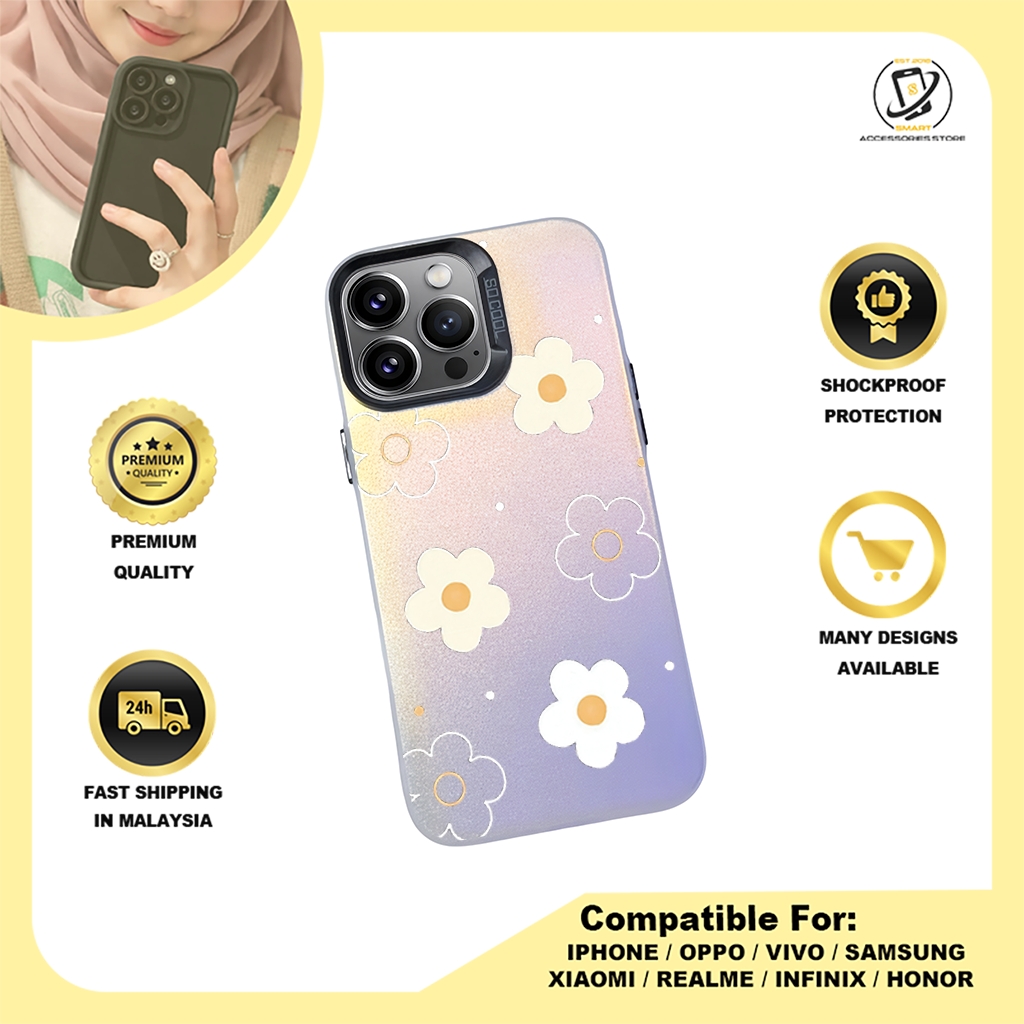 IMD CASE PHONE FOR IPHONE - DESIGN FLOWER A8